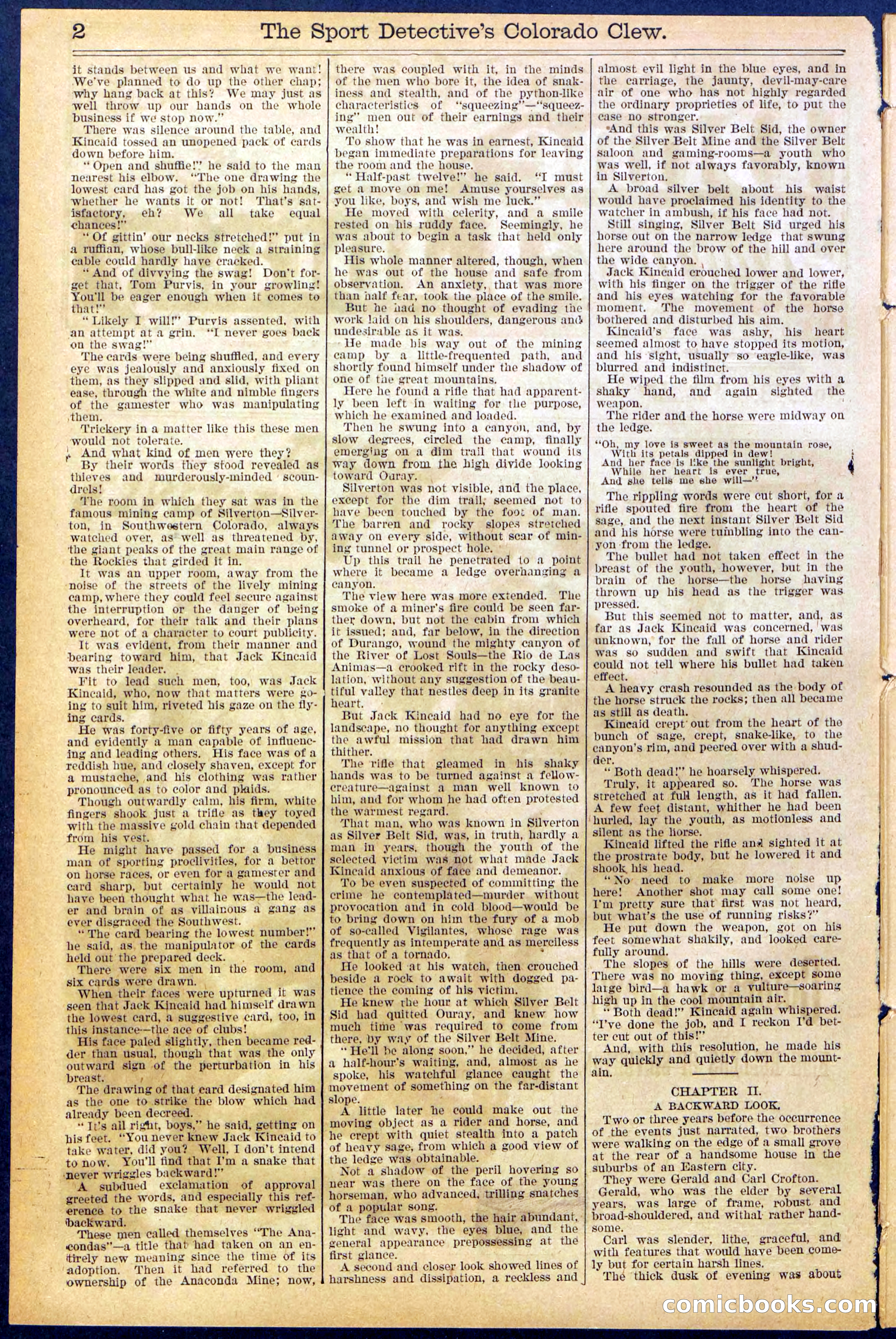 Beadle's Dime Library No. 373 (July 17, 1895) — page 2 of 32