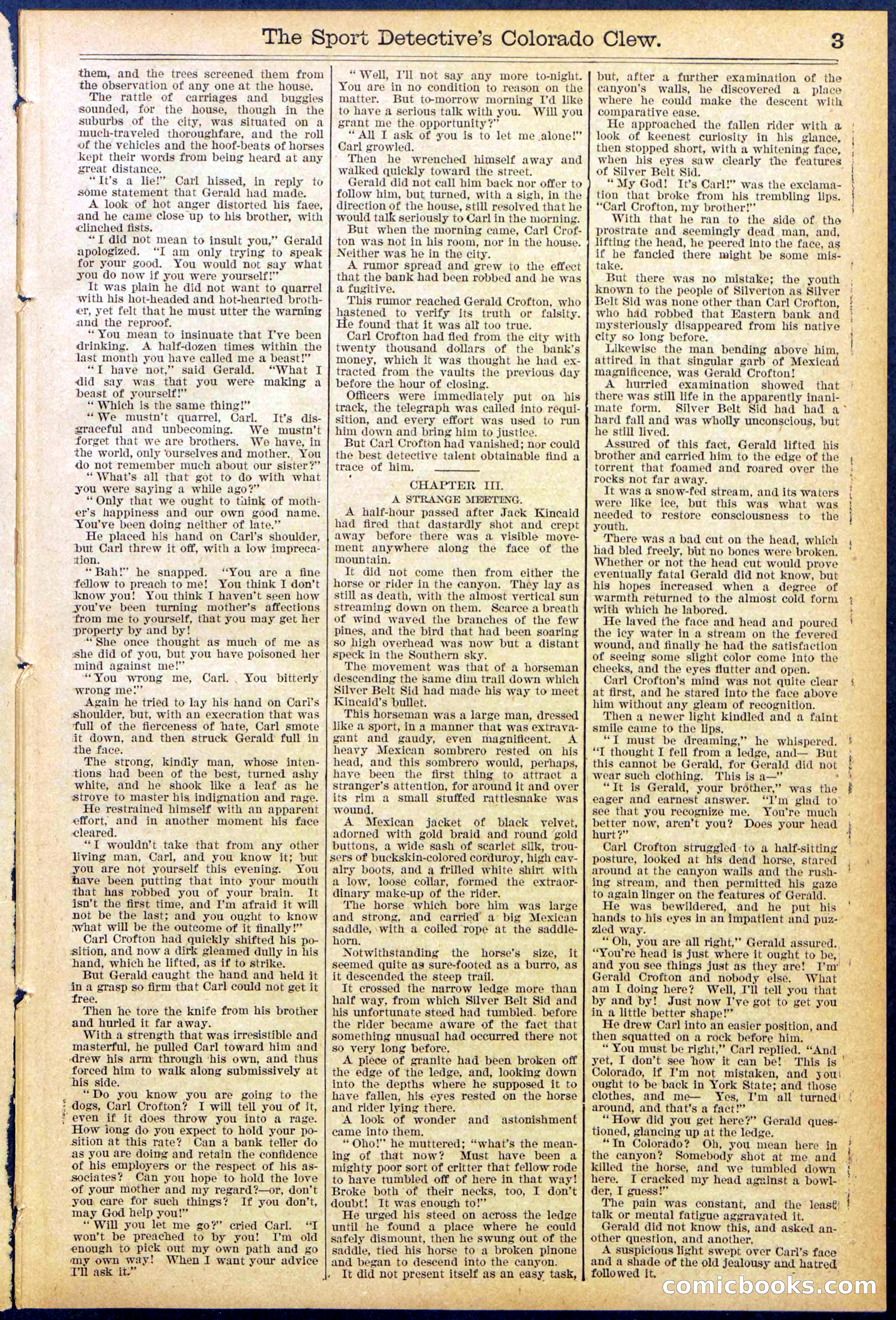 Beadle's Dime Library No. 373 (July 17, 1895) — page 3 of 32