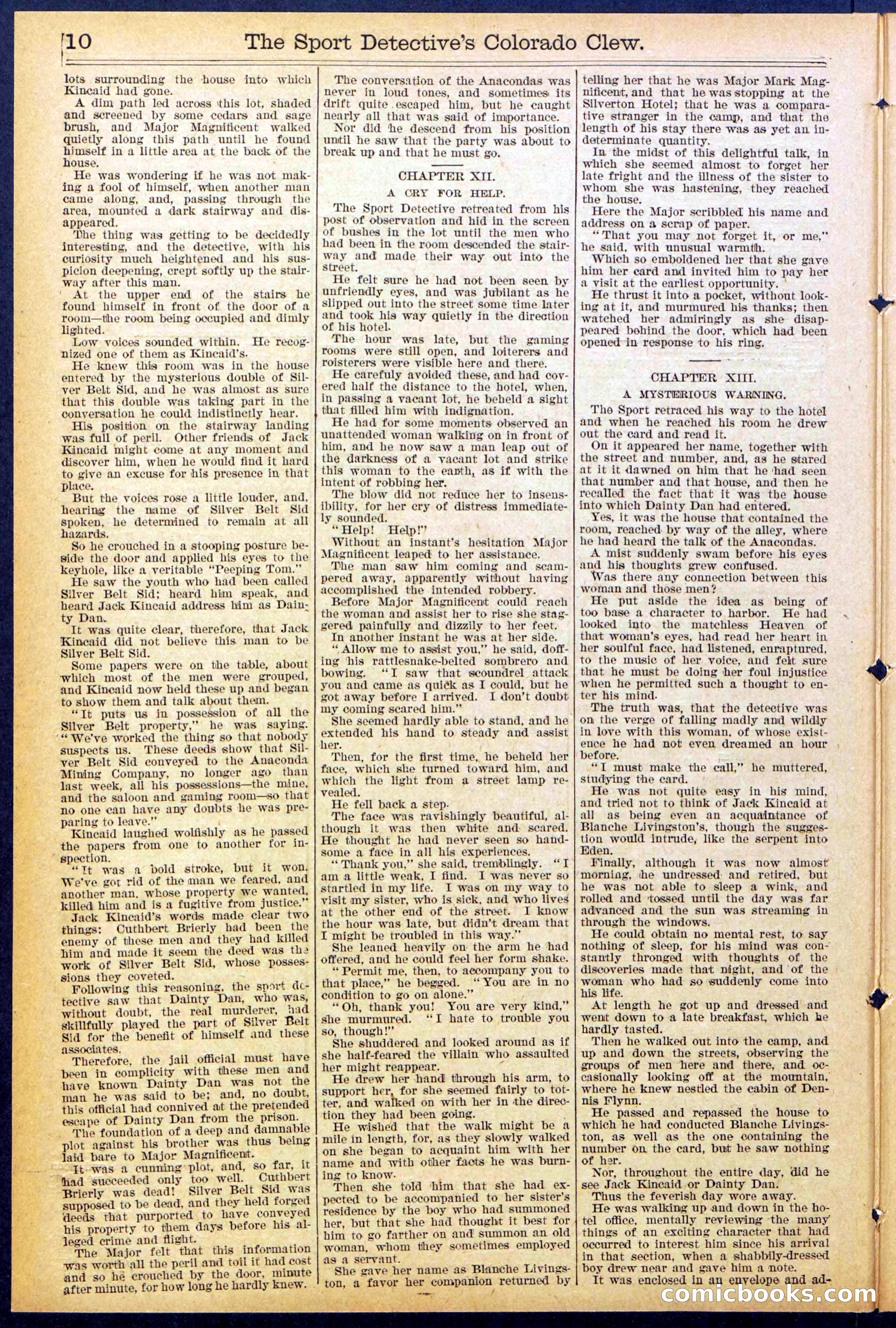 Beadle's Dime Library No. 373 (July 17, 1895) — page 10 of 32