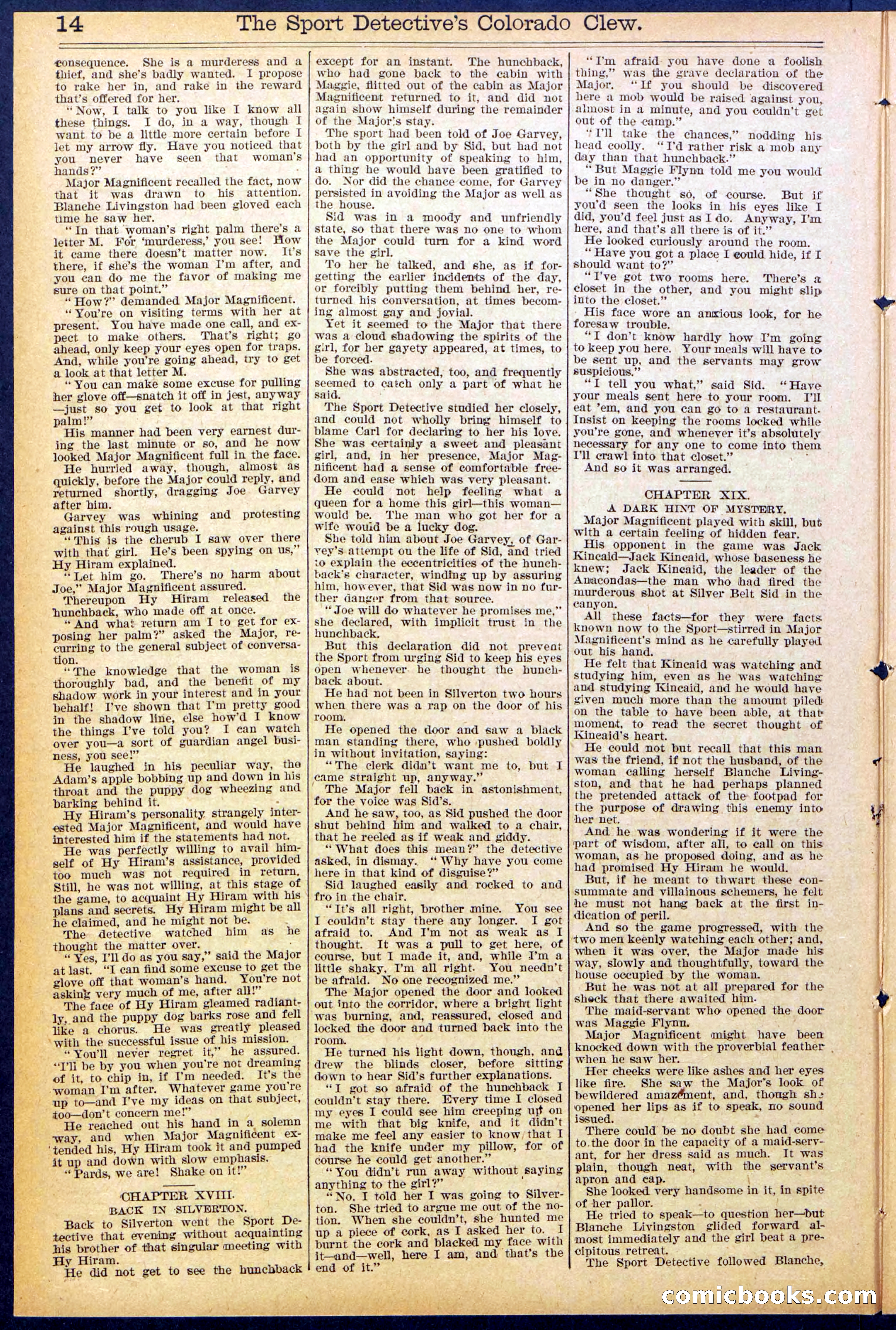 Beadle's Dime Library No. 373 (July 17, 1895) — page 14 of 32