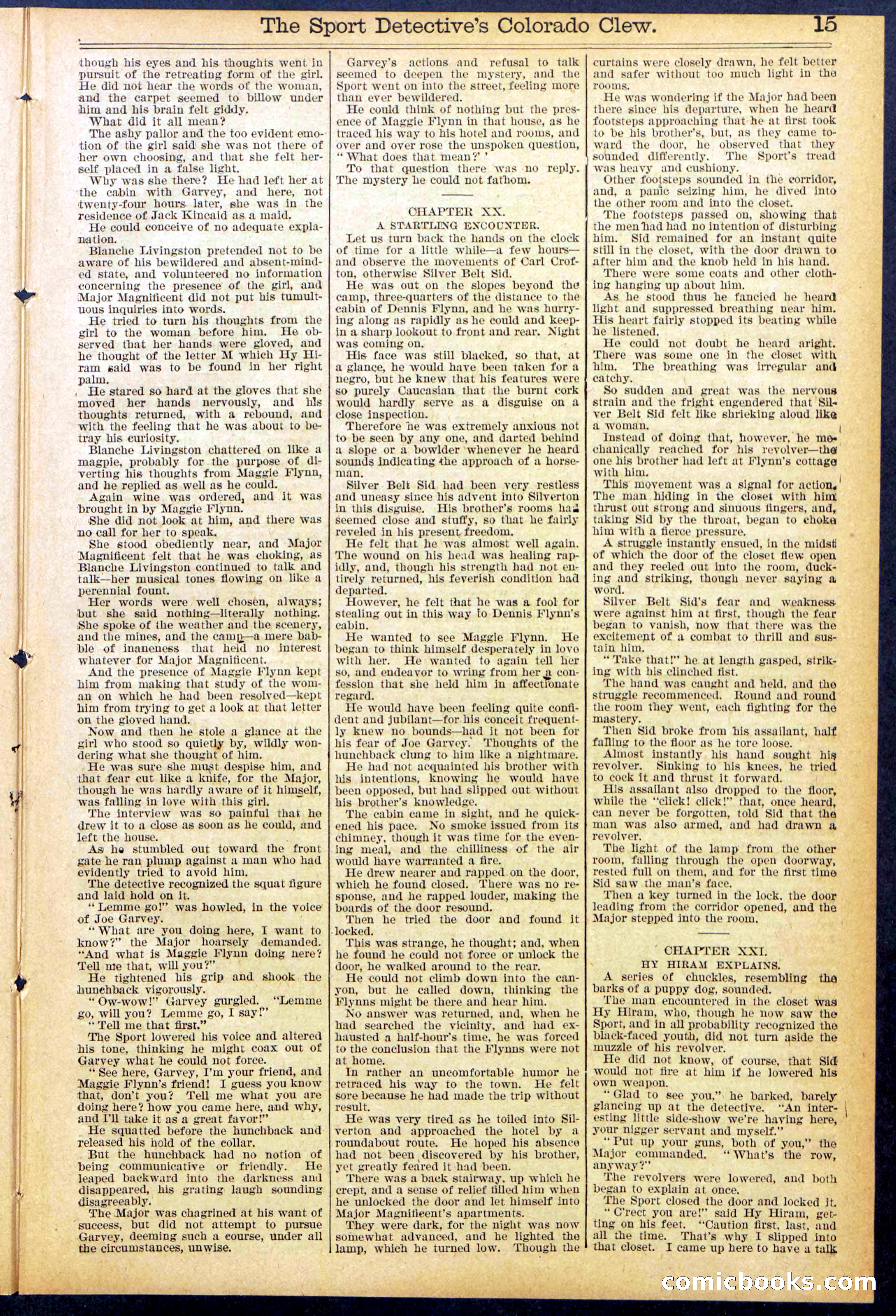 Beadle's Dime Library No. 373 (July 17, 1895) — page 15 of 32