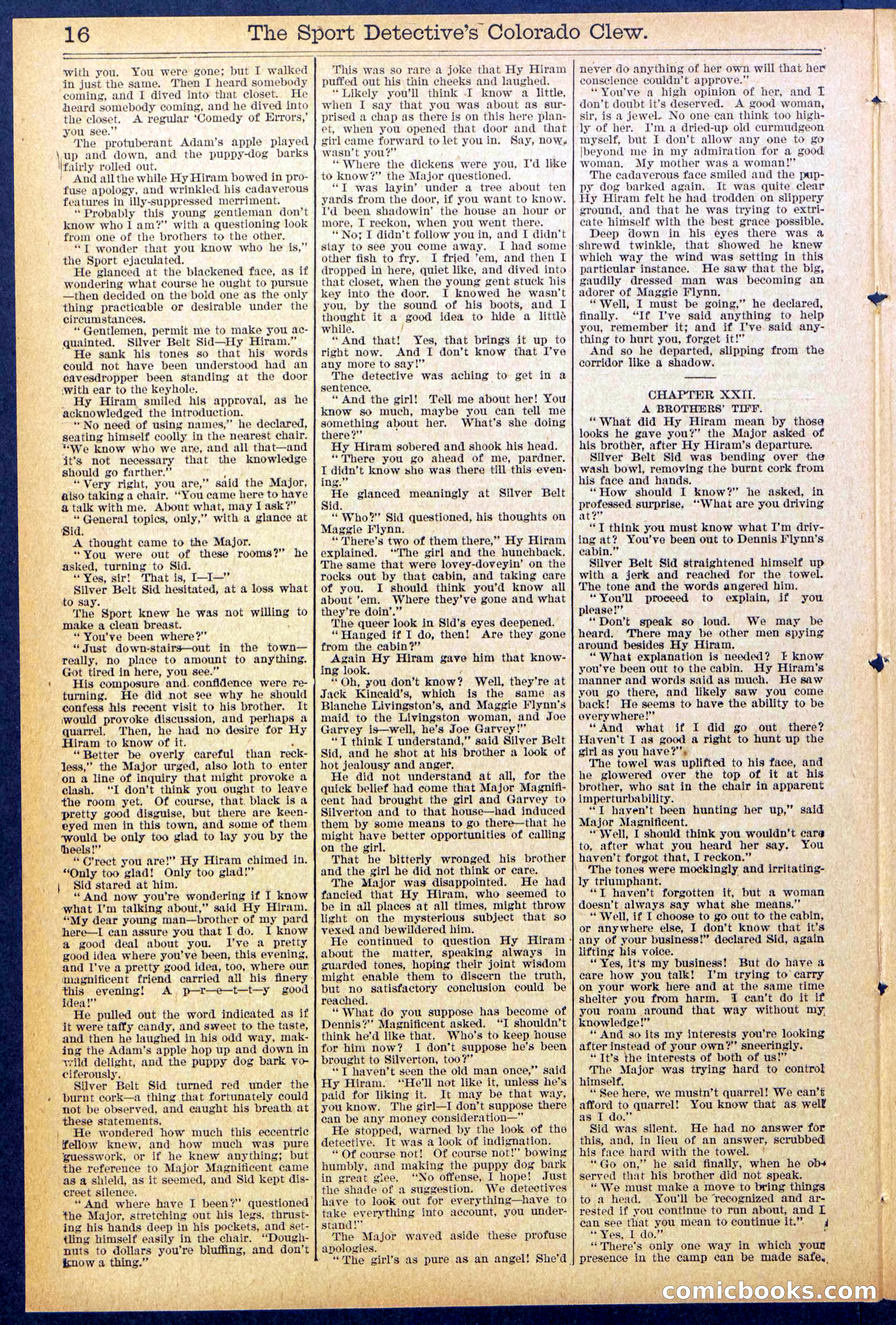 Beadle's Dime Library No. 373 (July 17, 1895) — page 16 of 32