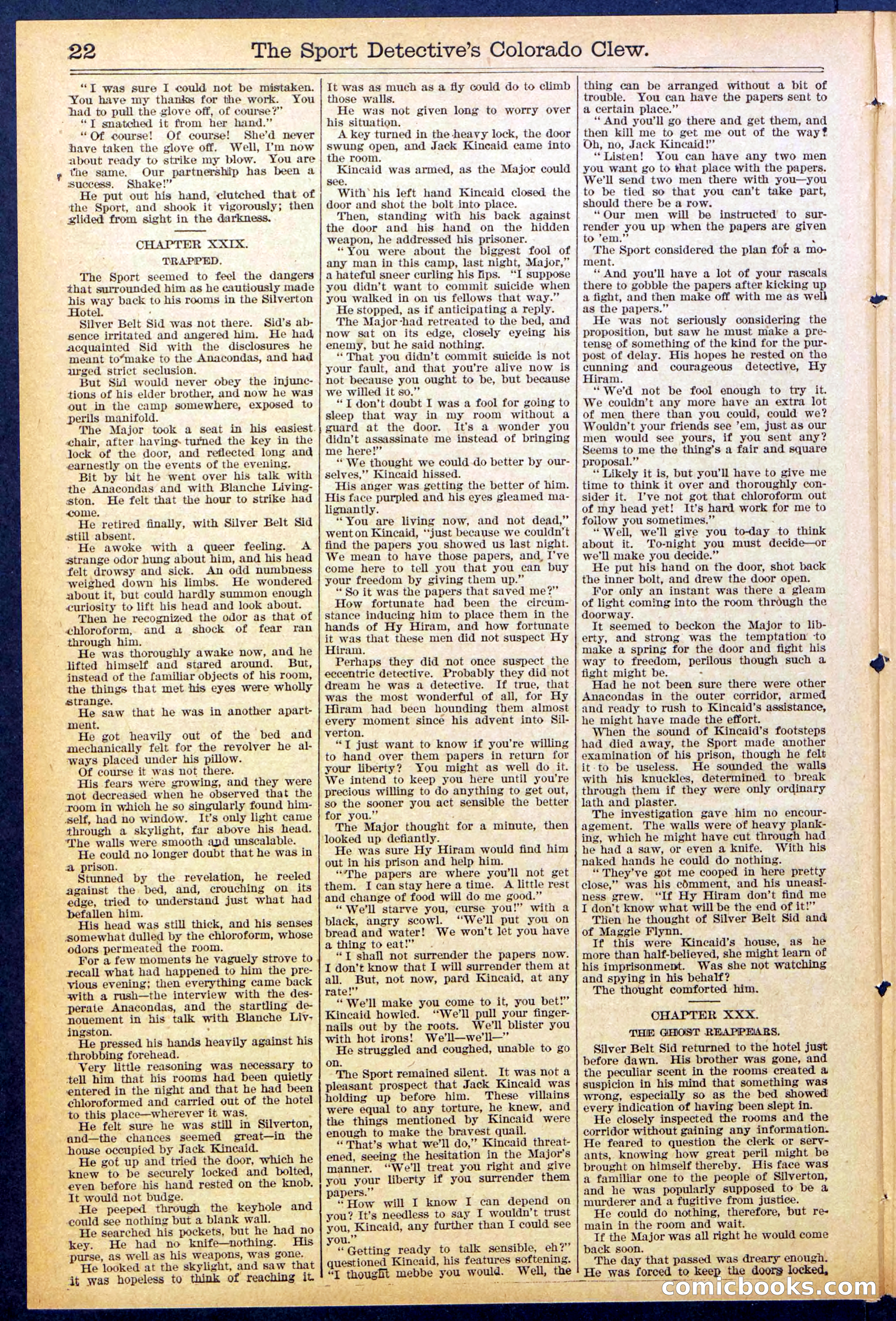 Beadle's Dime Library No. 373 (July 17, 1895) — page 22 of 32