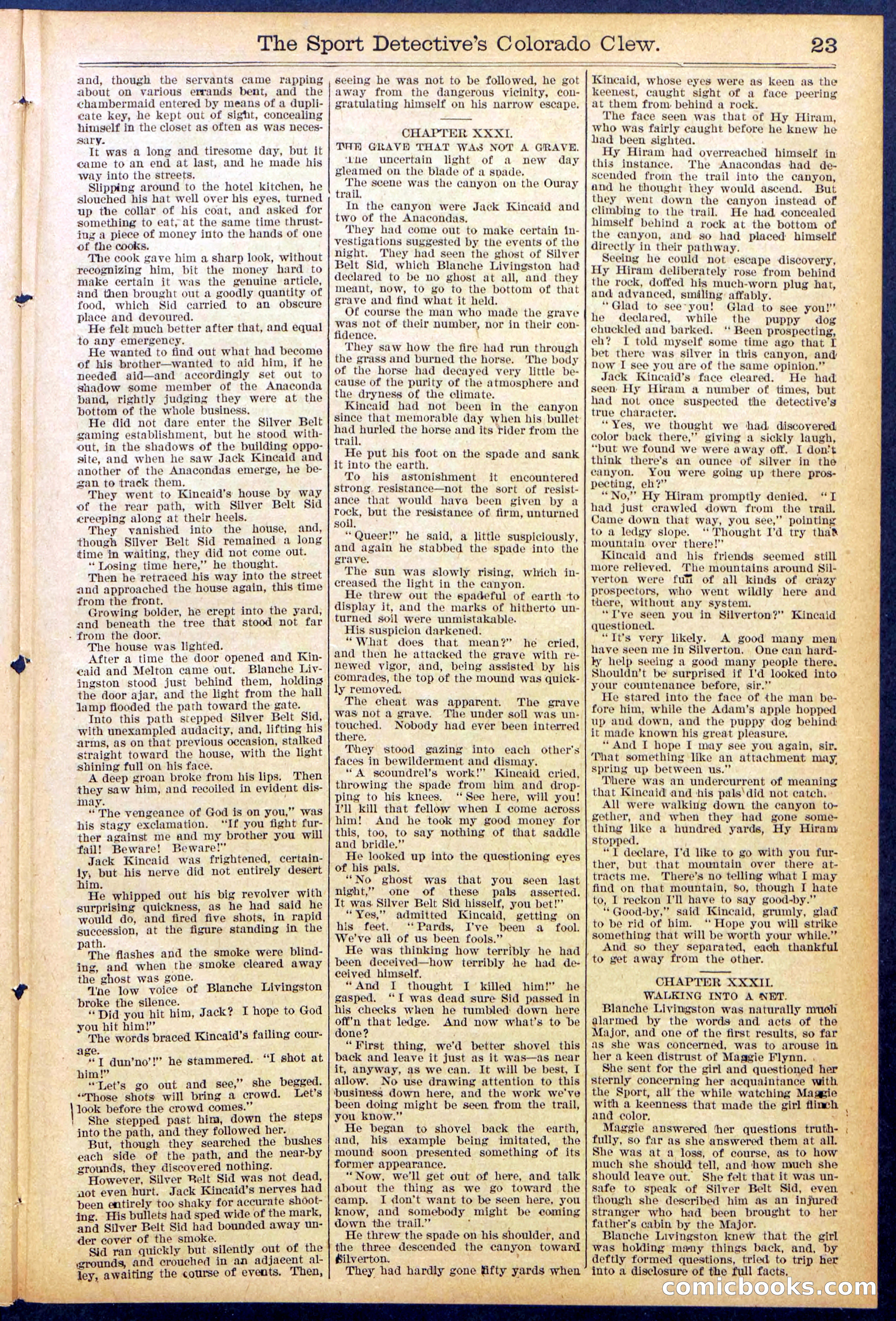 Beadle's Dime Library No. 373 (July 17, 1895) — page 23 of 32