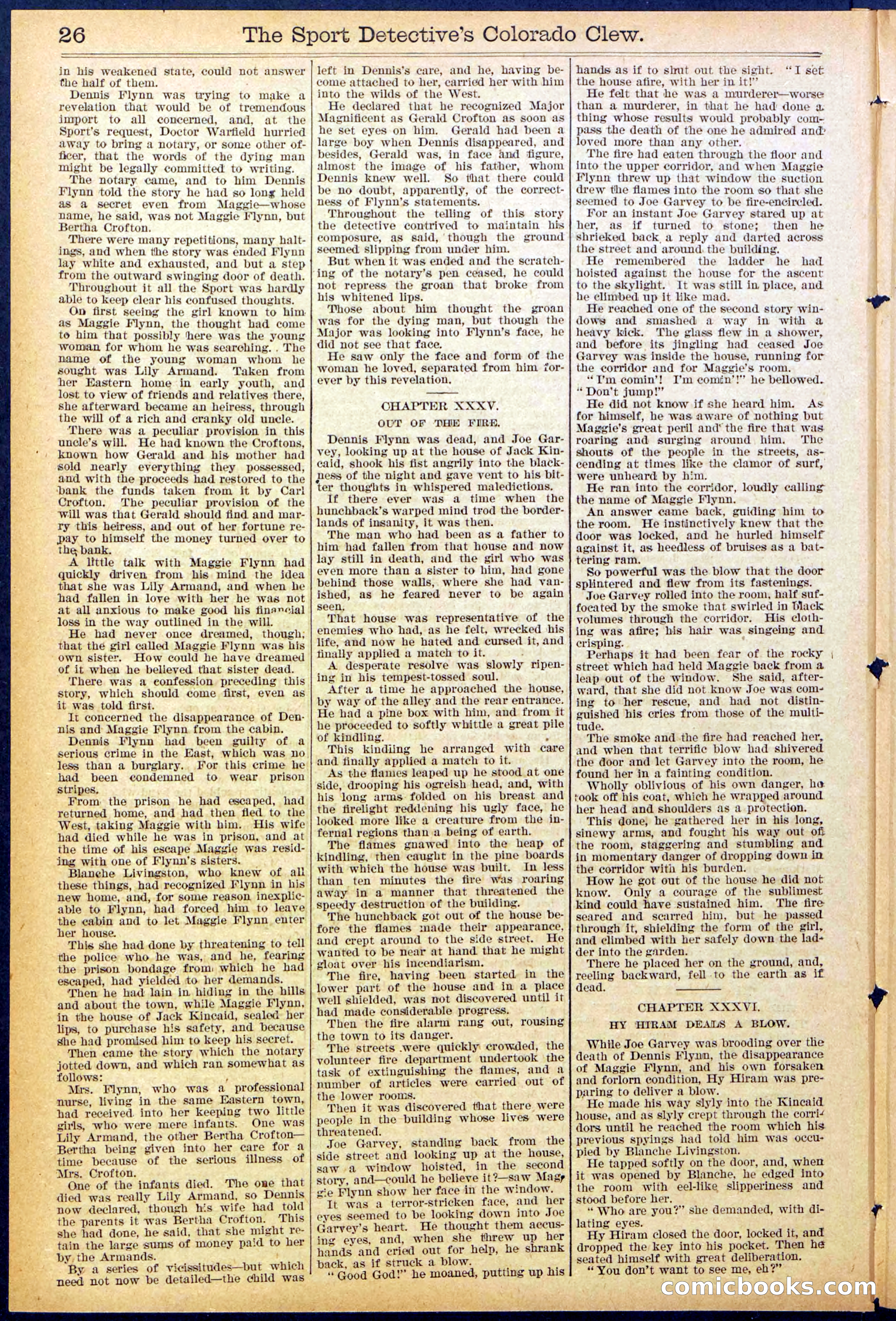 Beadle's Dime Library No. 373 (July 17, 1895) — page 26 of 32