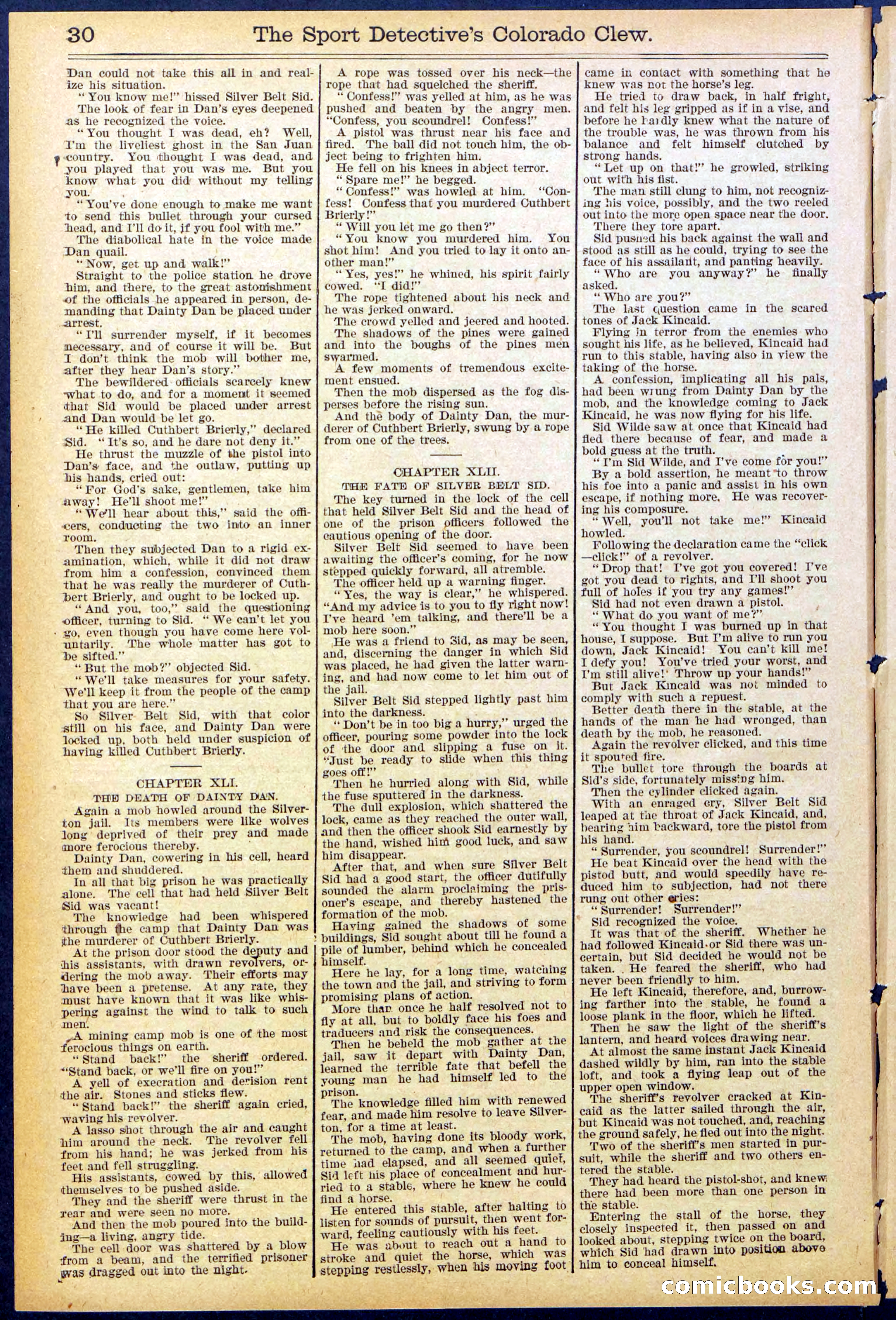 Beadle's Dime Library No. 373 (July 17, 1895) — page 30 of 32