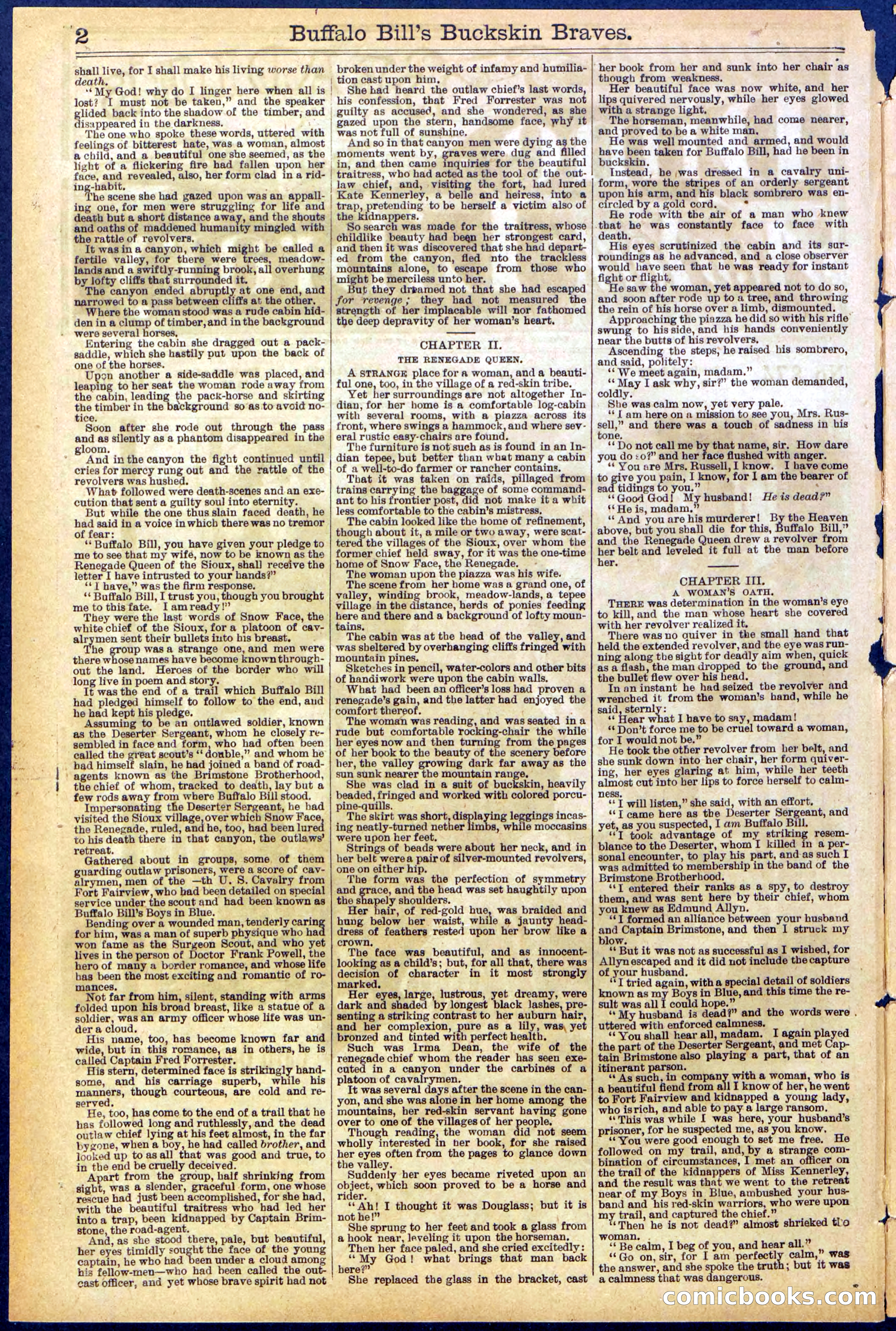 Beadle's New York Dime Library, No. 874 — page 2 of 32