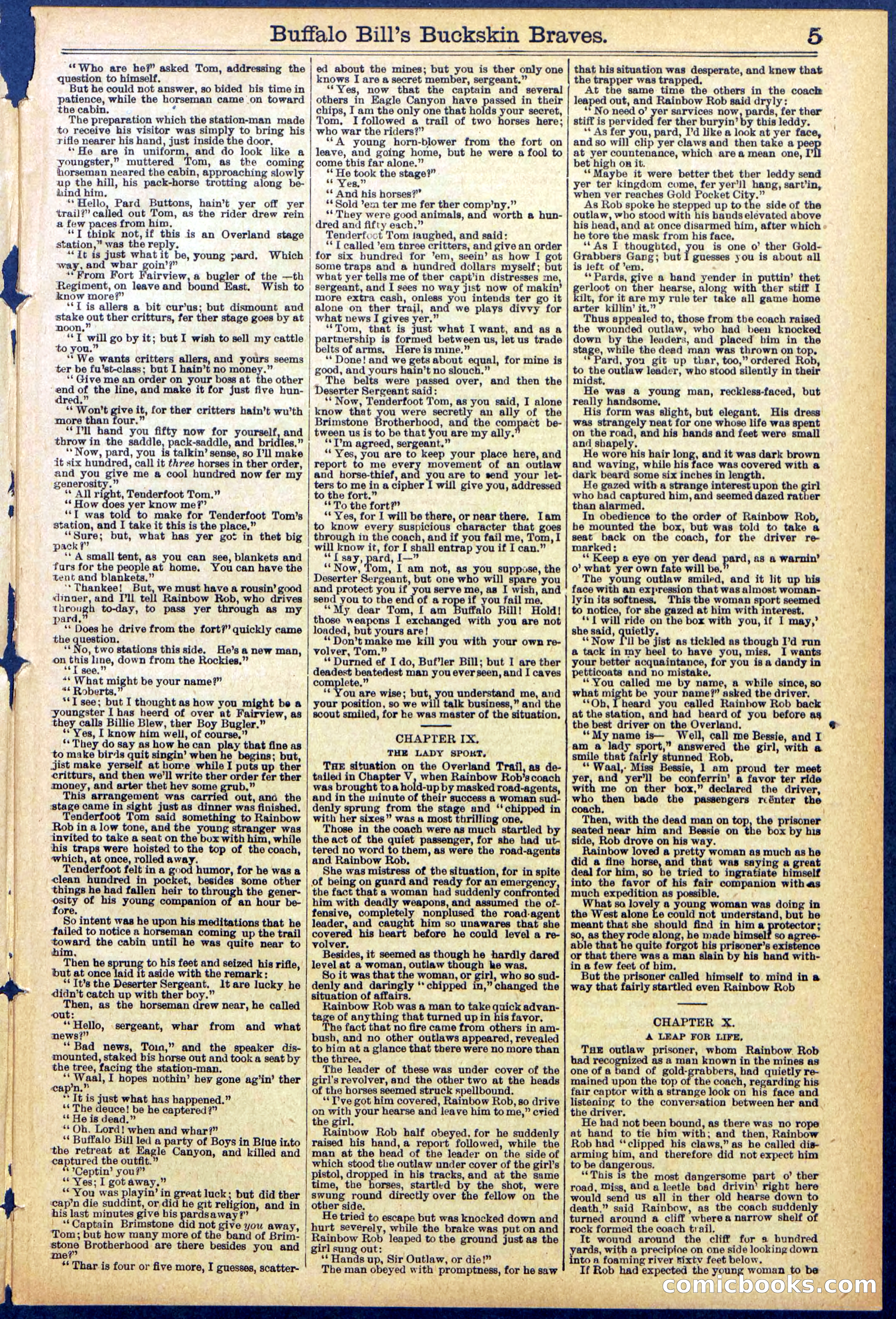 Beadle's New York Dime Library, No. 874 — page 5 of 32