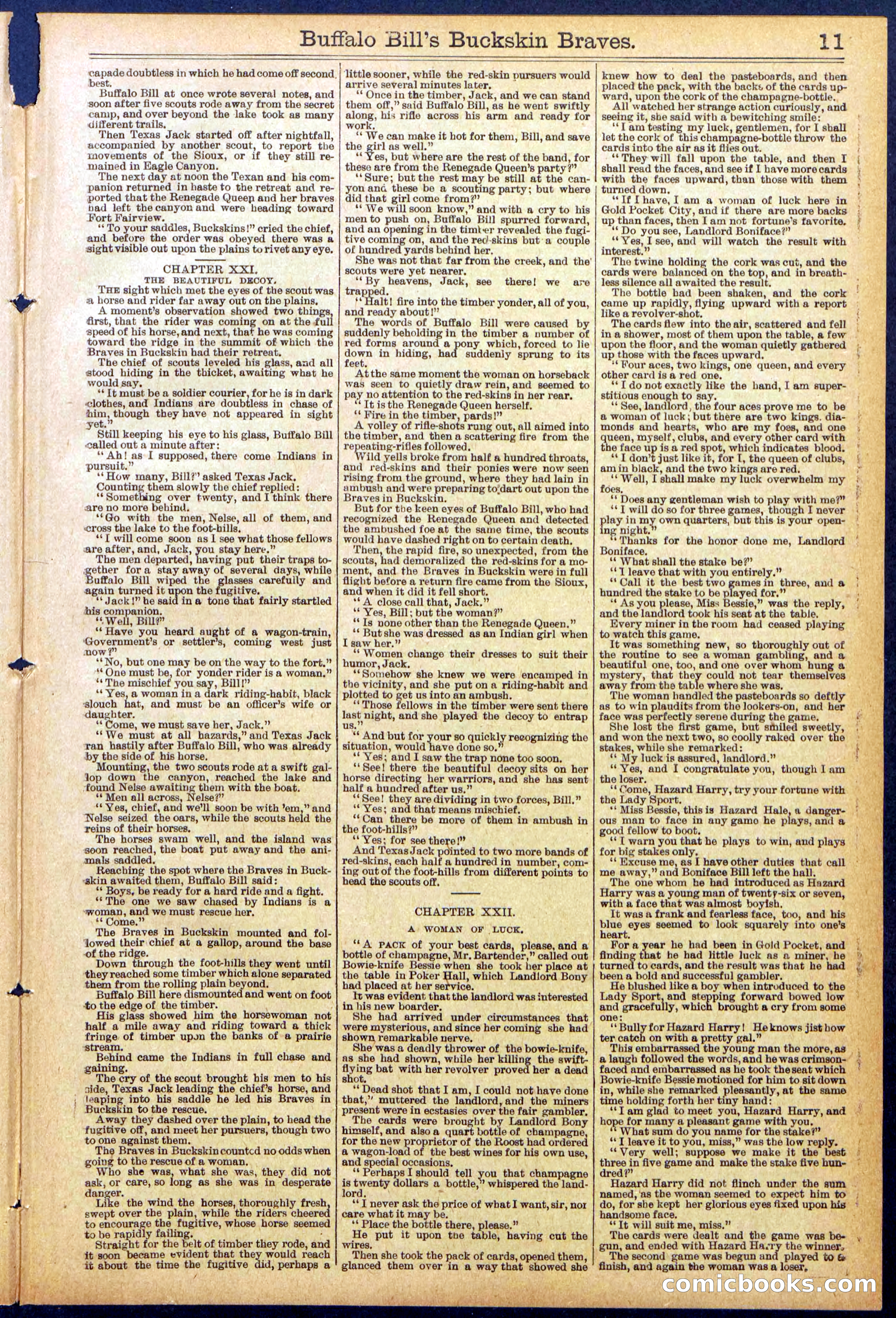 Beadle's New York Dime Library, No. 874 — page 11 of 32