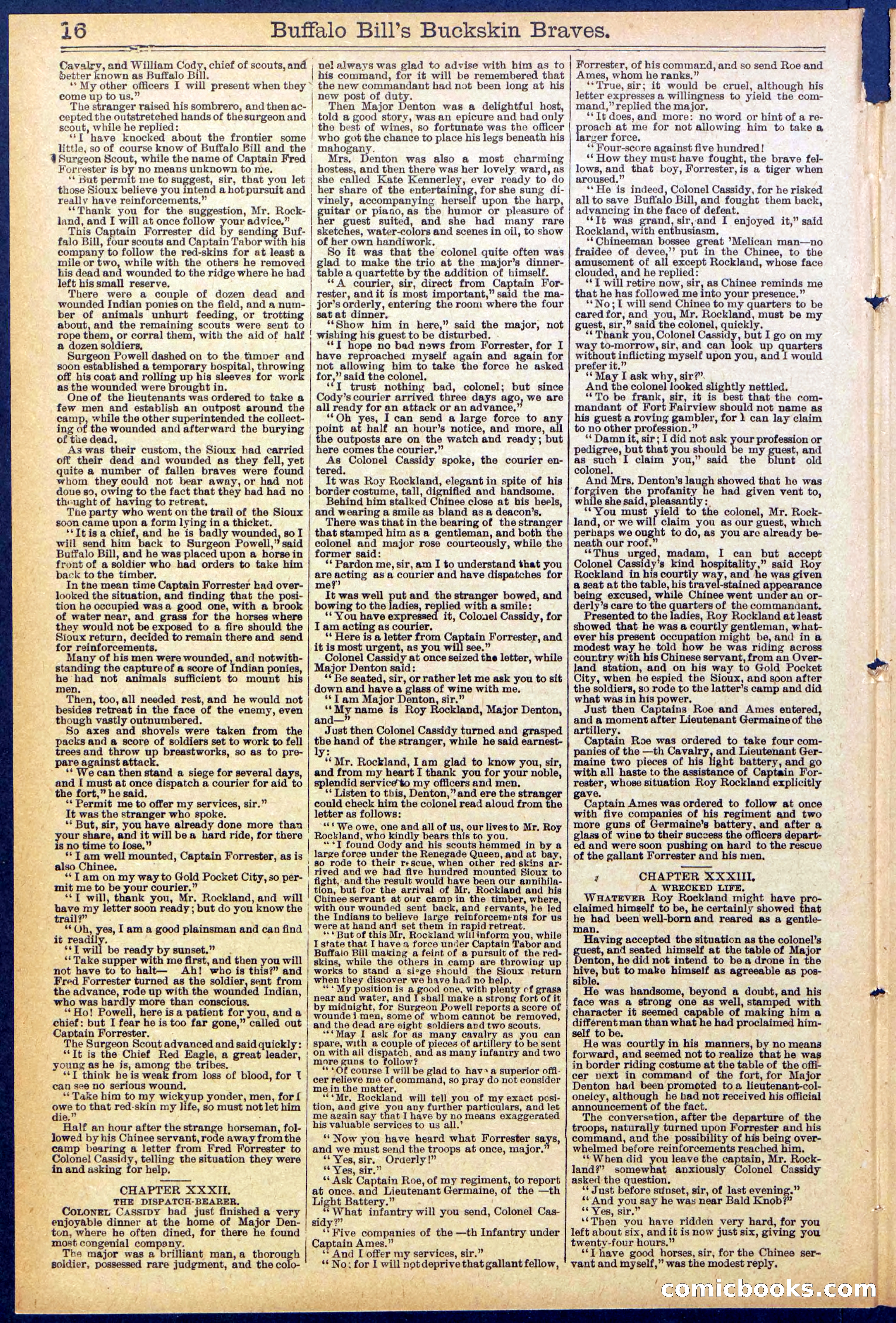 Beadle's New York Dime Library, No. 874 — page 16 of 32
