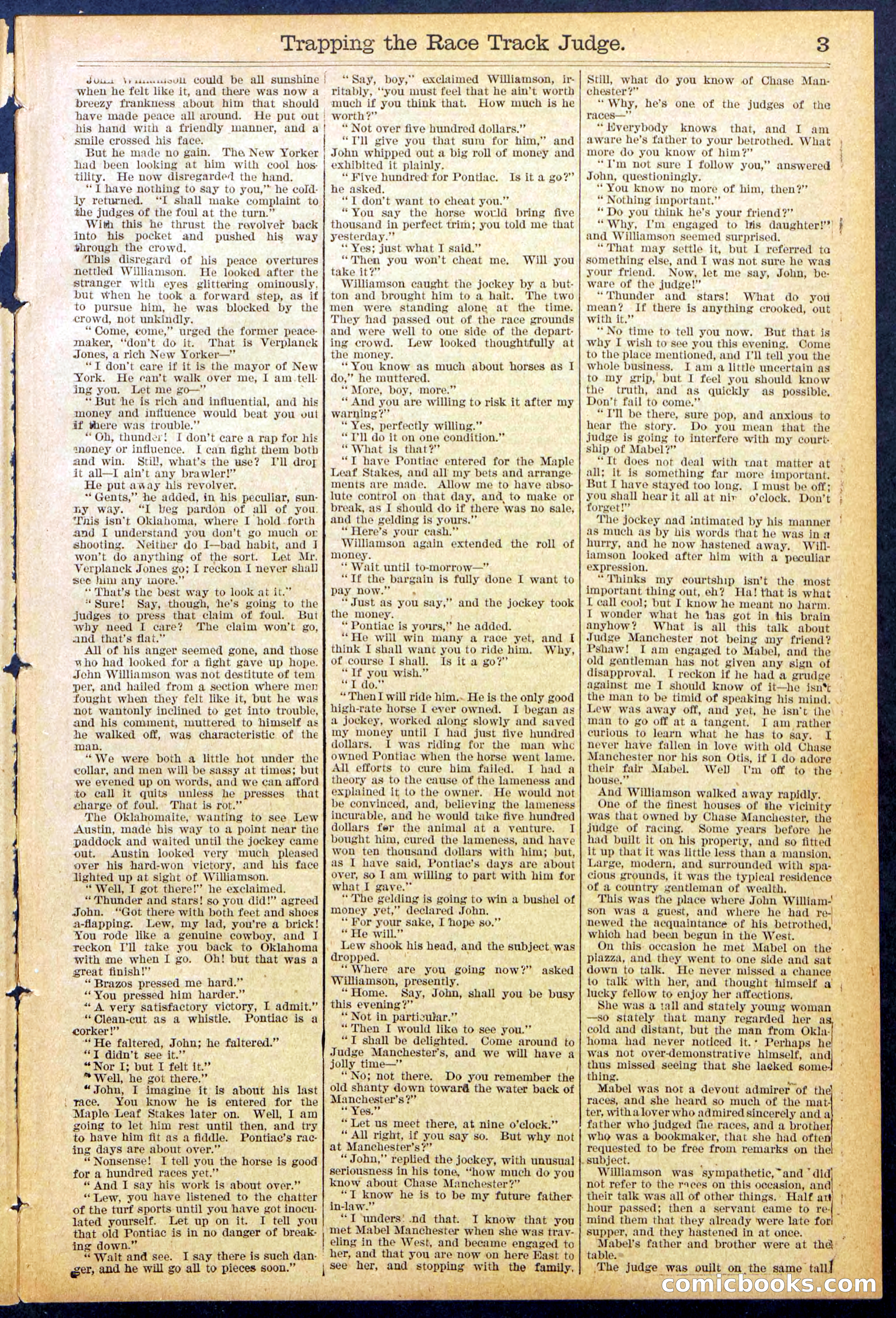 Beadle's New York Dime Library No. 875 — page 3 of 32