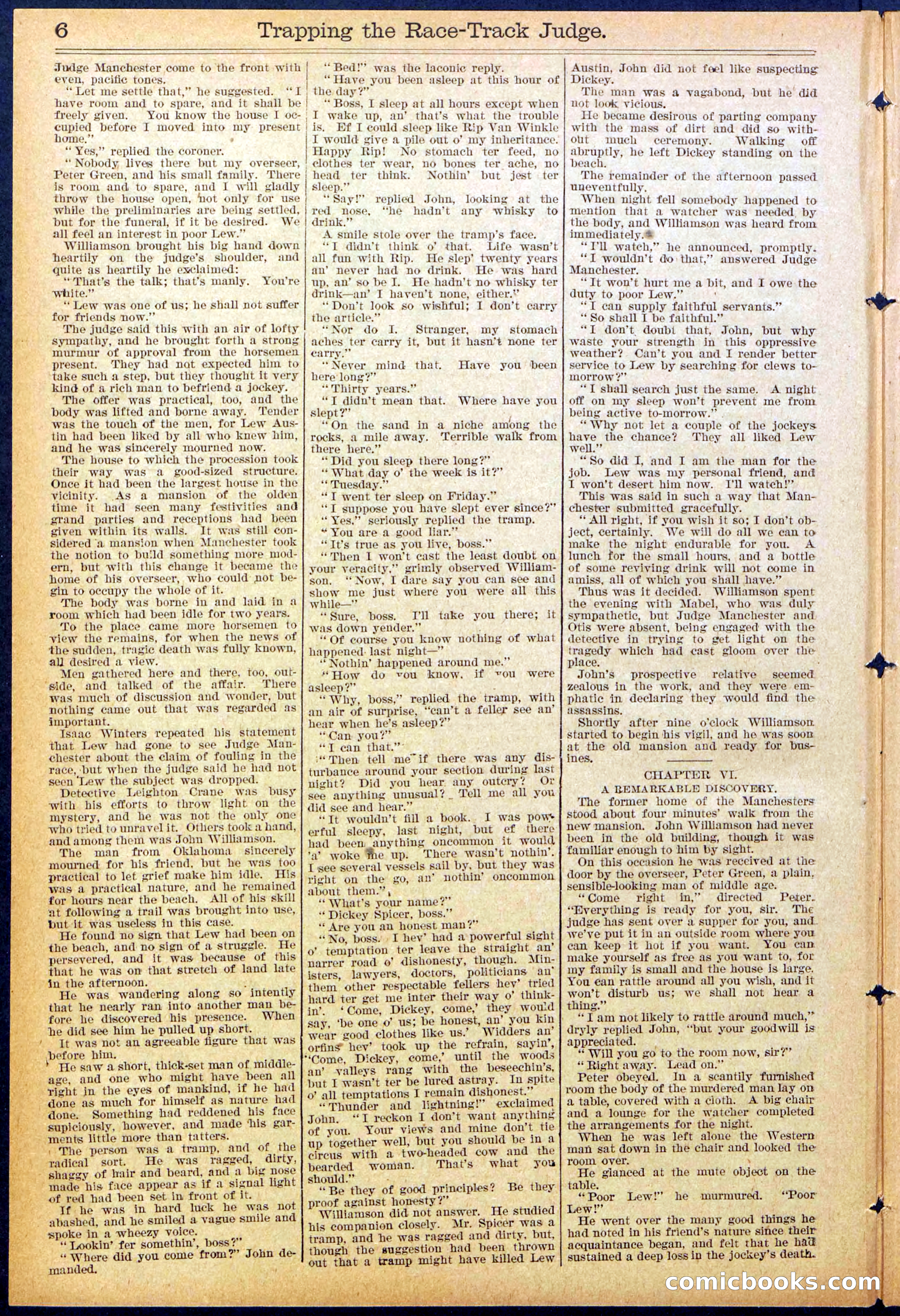 Beadle's New York Dime Library No. 875 — page 6 of 32