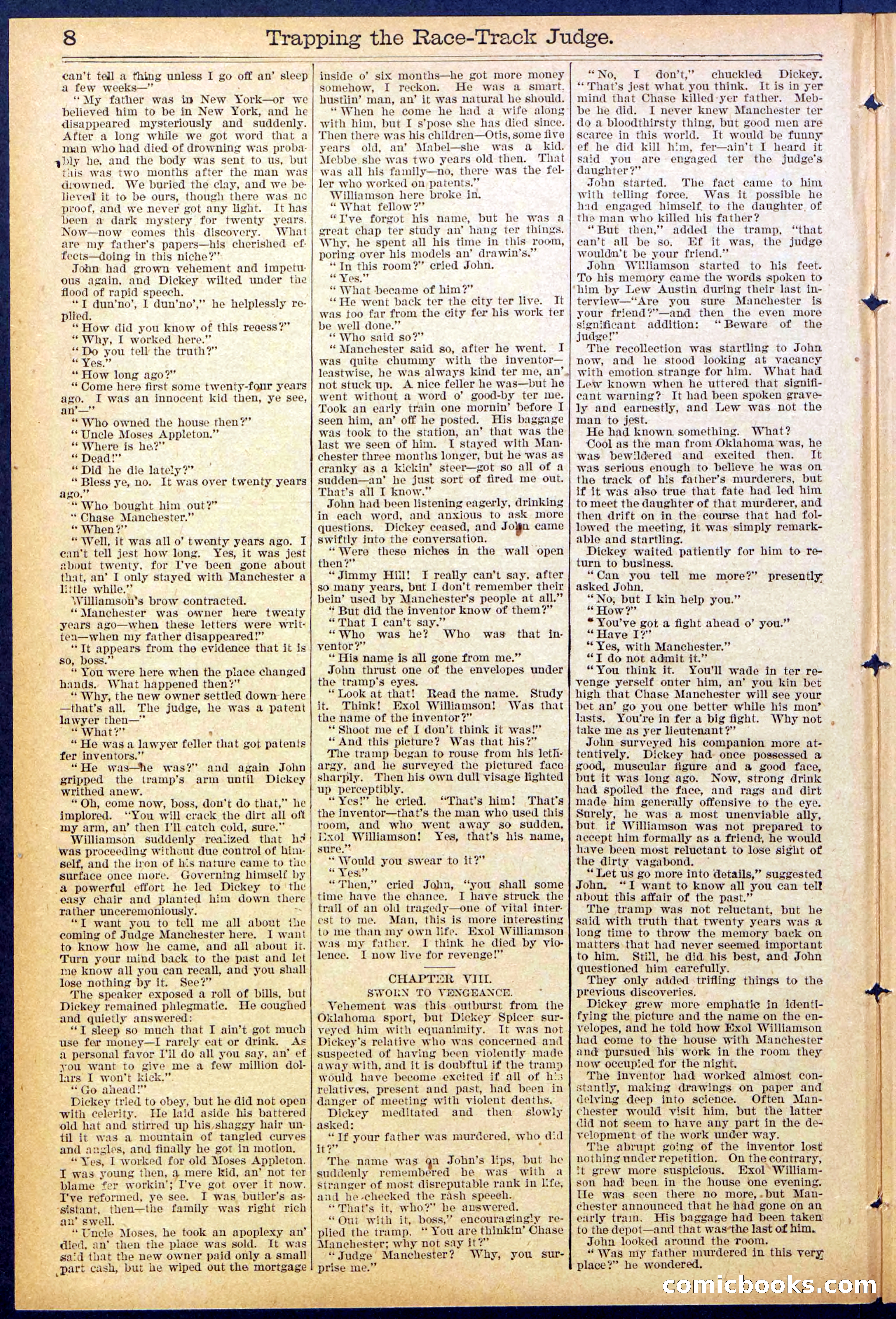 Beadle's New York Dime Library No. 875 — page 8 of 32