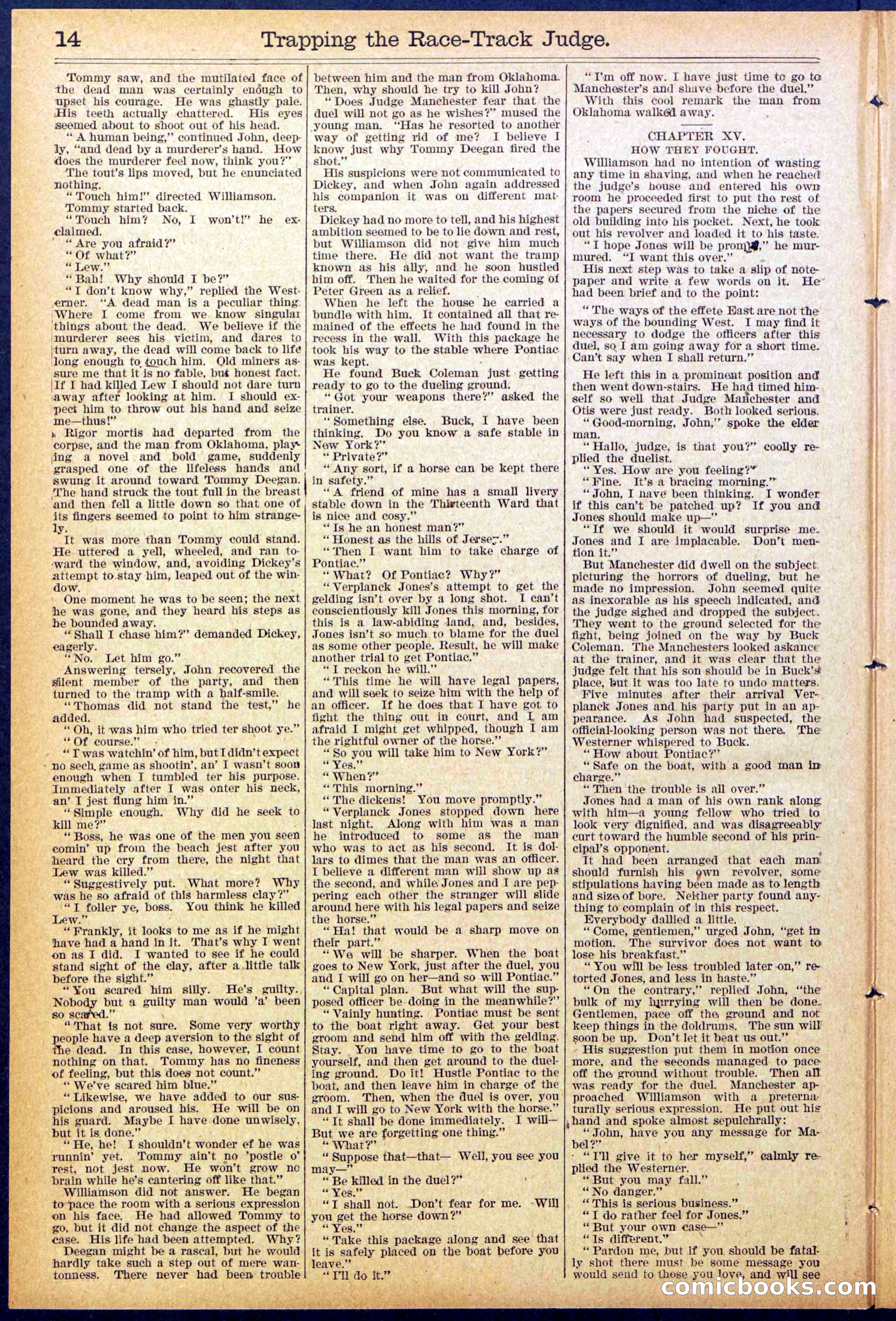 Beadle's New York Dime Library No. 875 — page 14 of 32