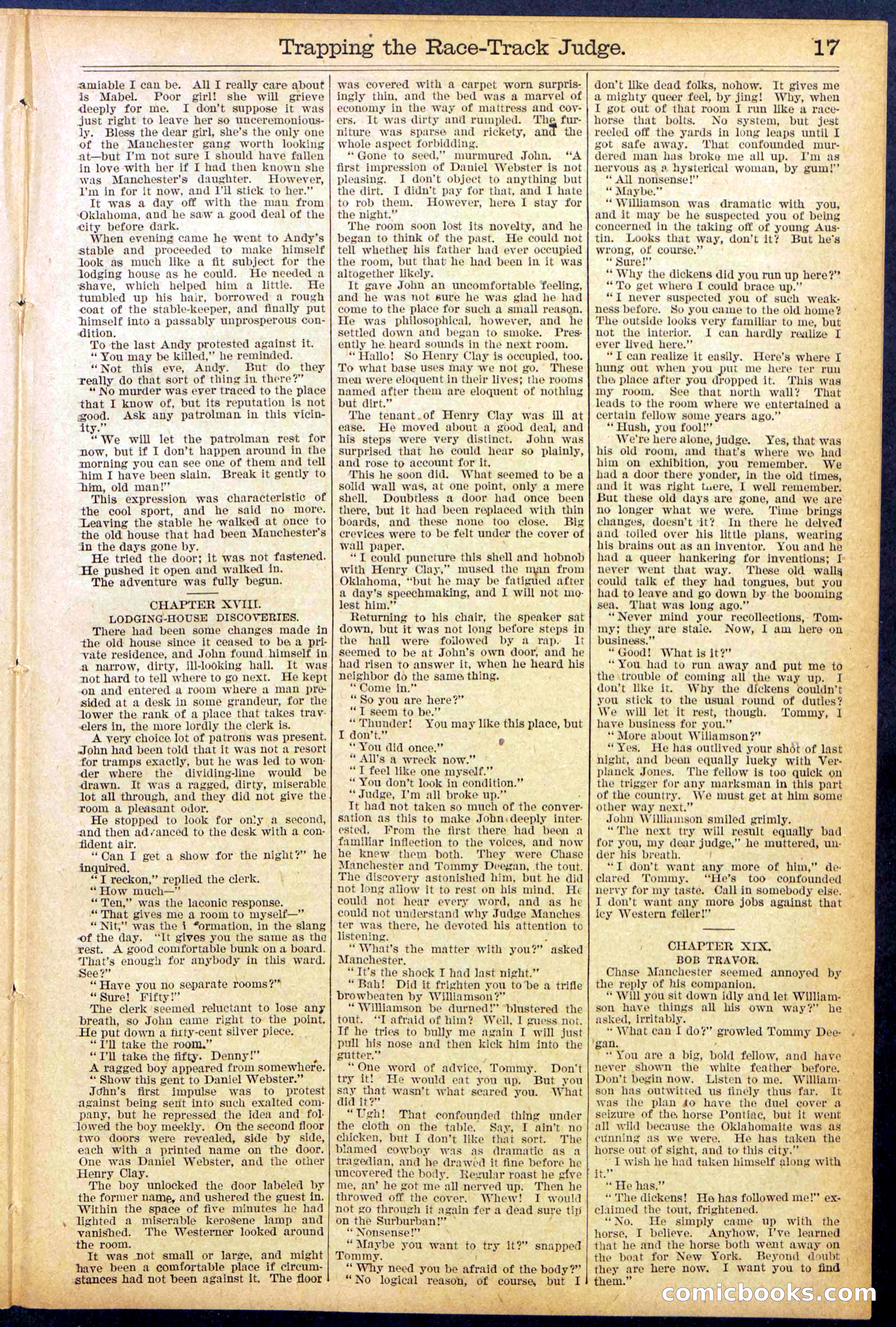 Beadle's New York Dime Library No. 875 — page 17 of 32