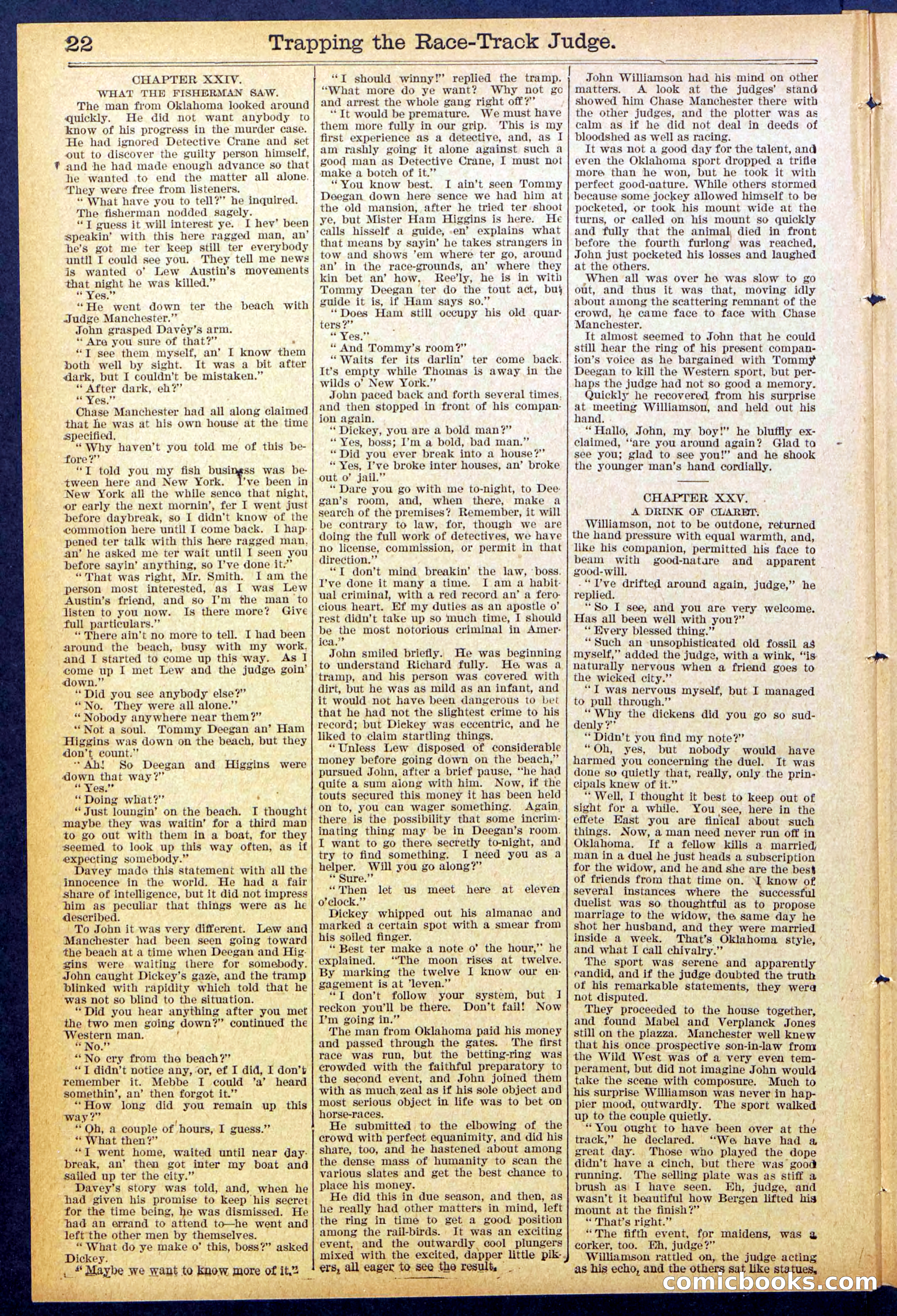 Beadle's New York Dime Library No. 875 — page 22 of 32