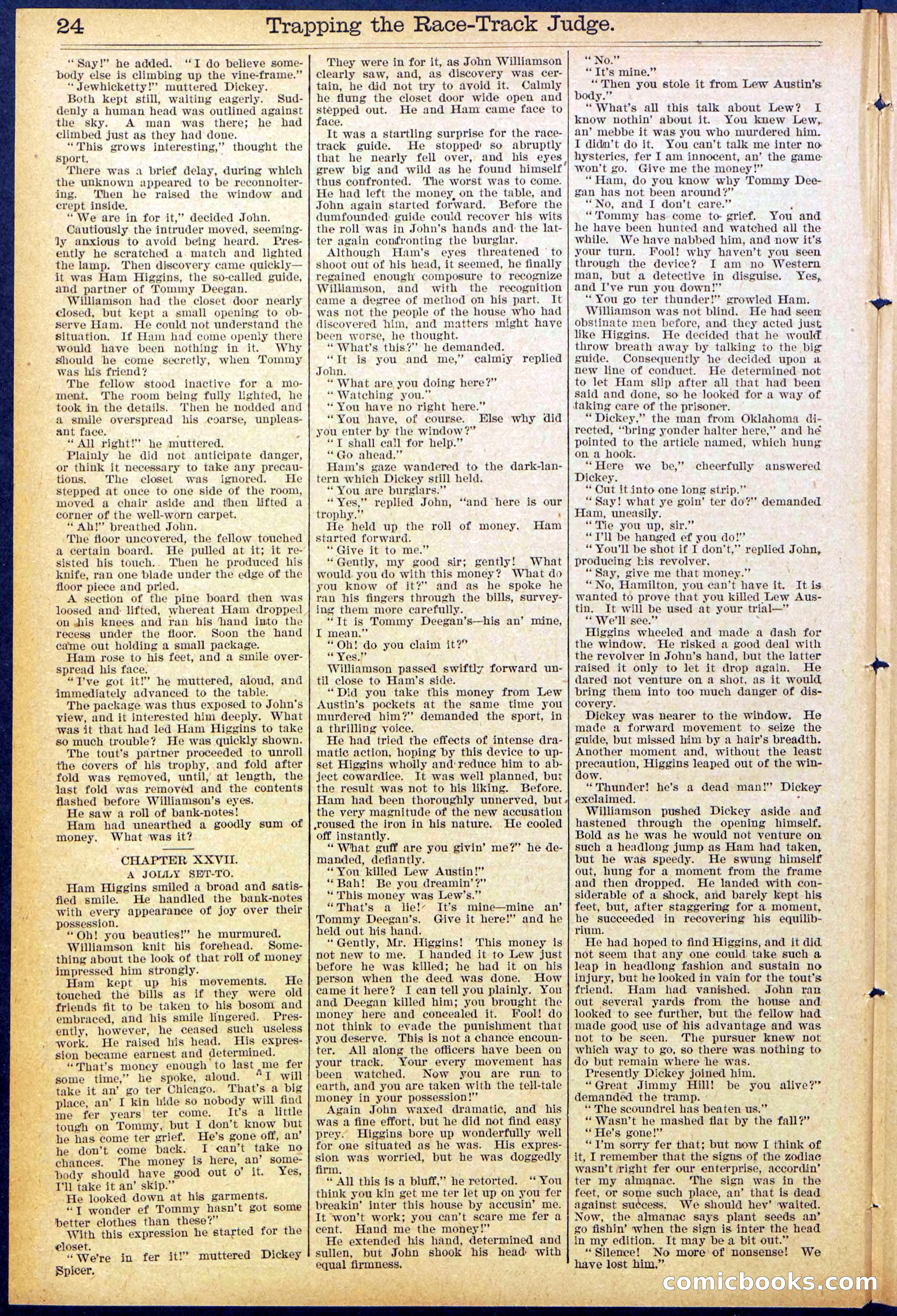 Beadle's New York Dime Library No. 875 — page 24 of 32