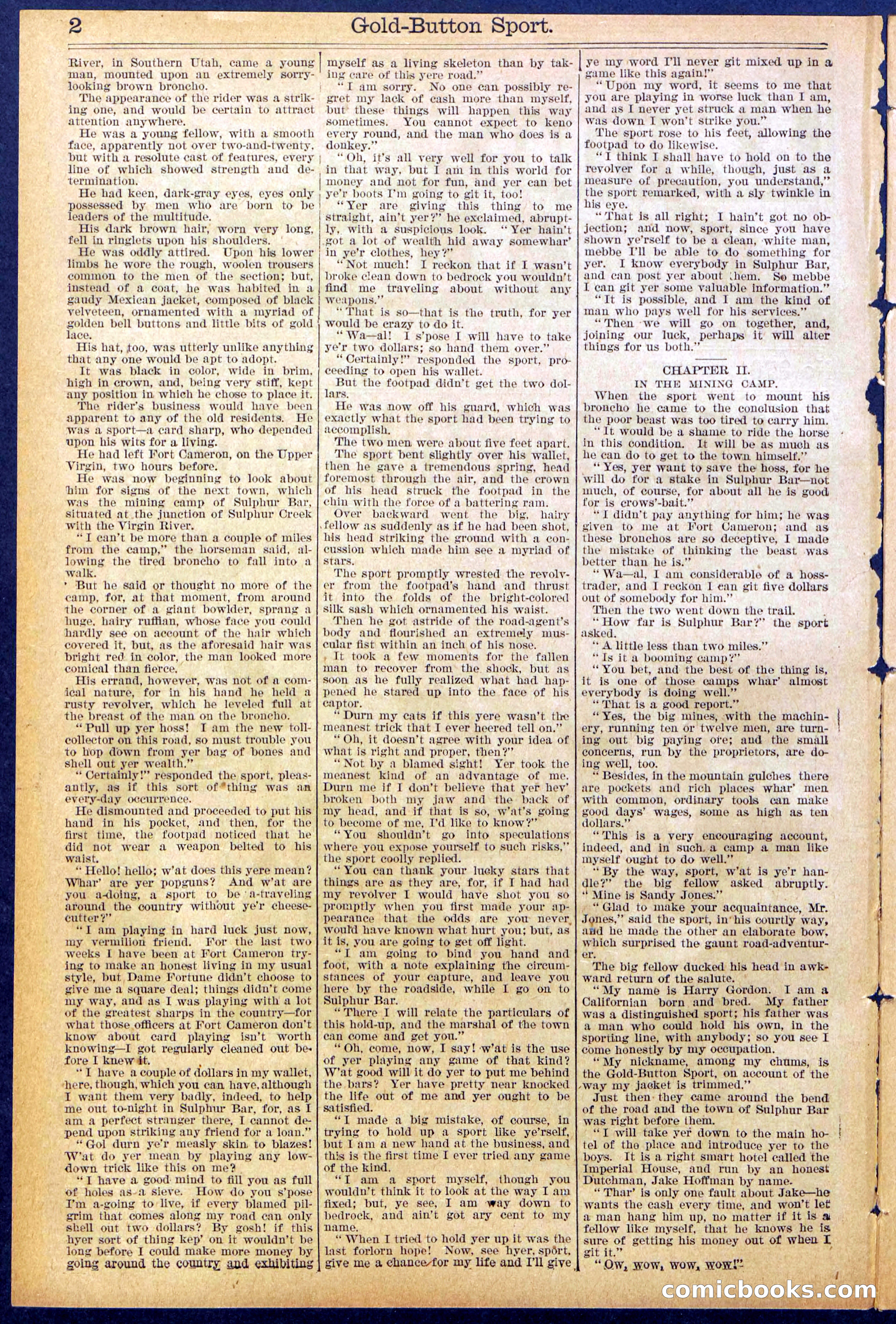 Beadle's Dime Library No. 876 — page 2 of 32