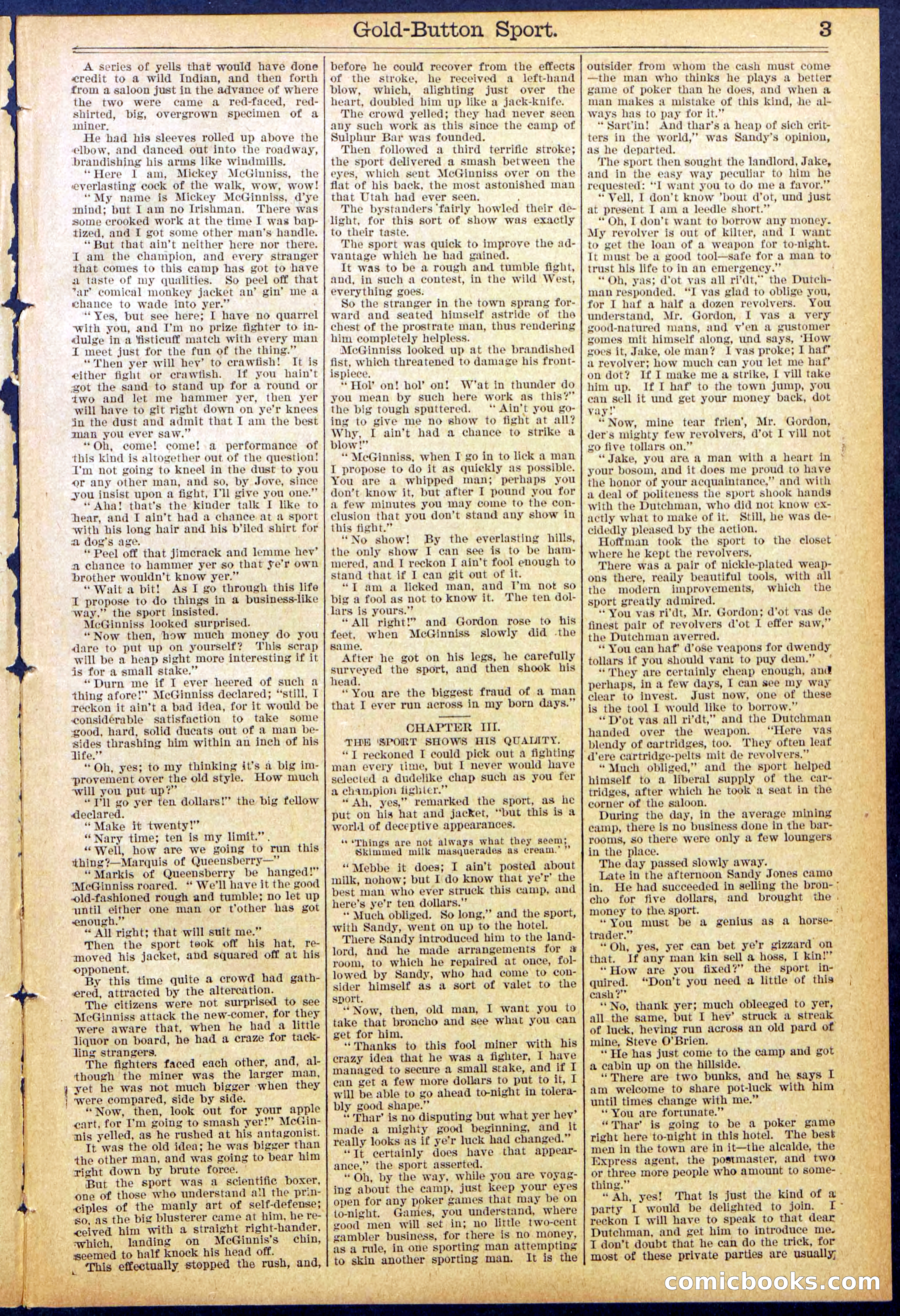 Beadle's Dime Library No. 876 — page 3 of 32