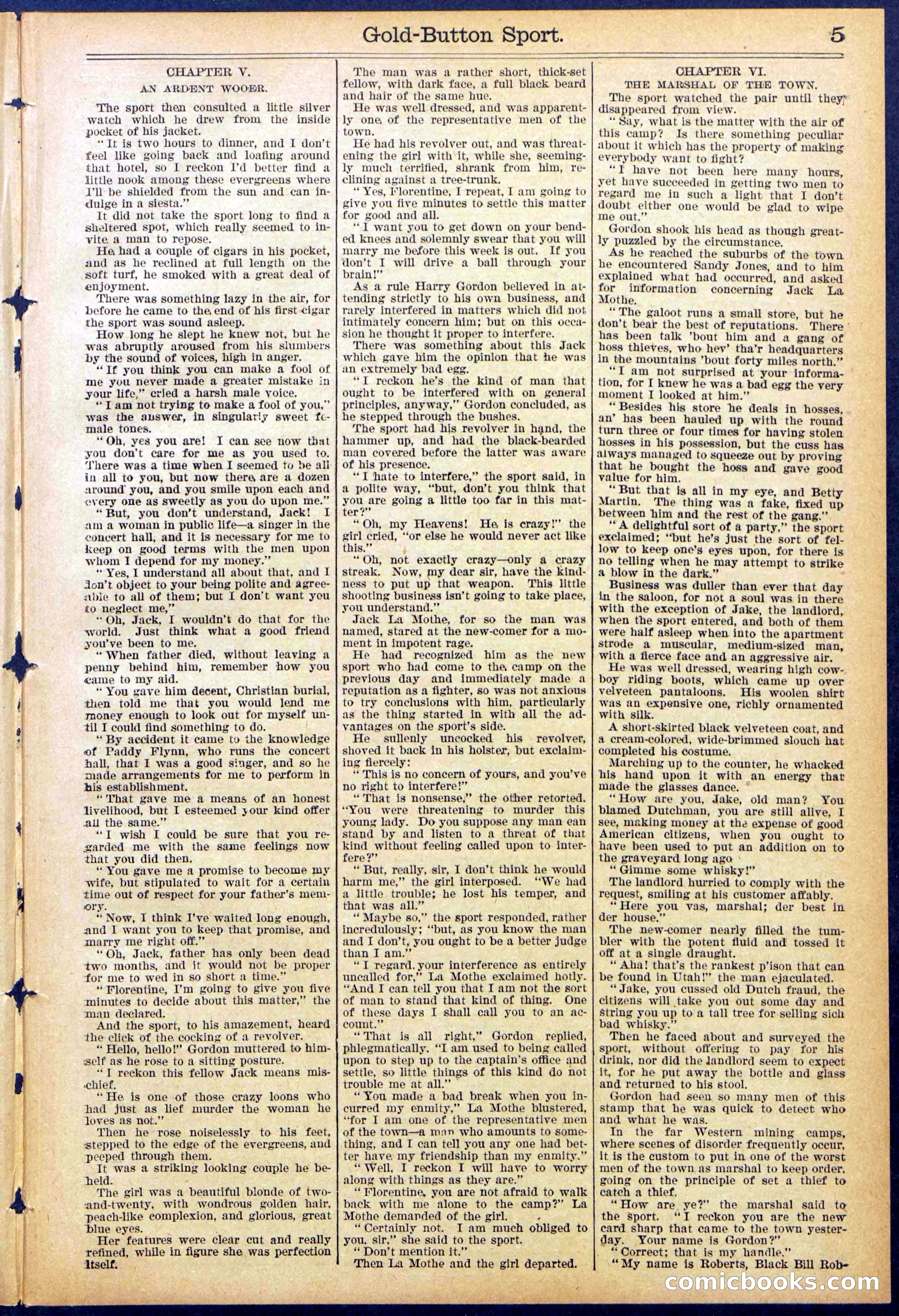 Beadle's Dime Library No. 876 — page 5 of 32