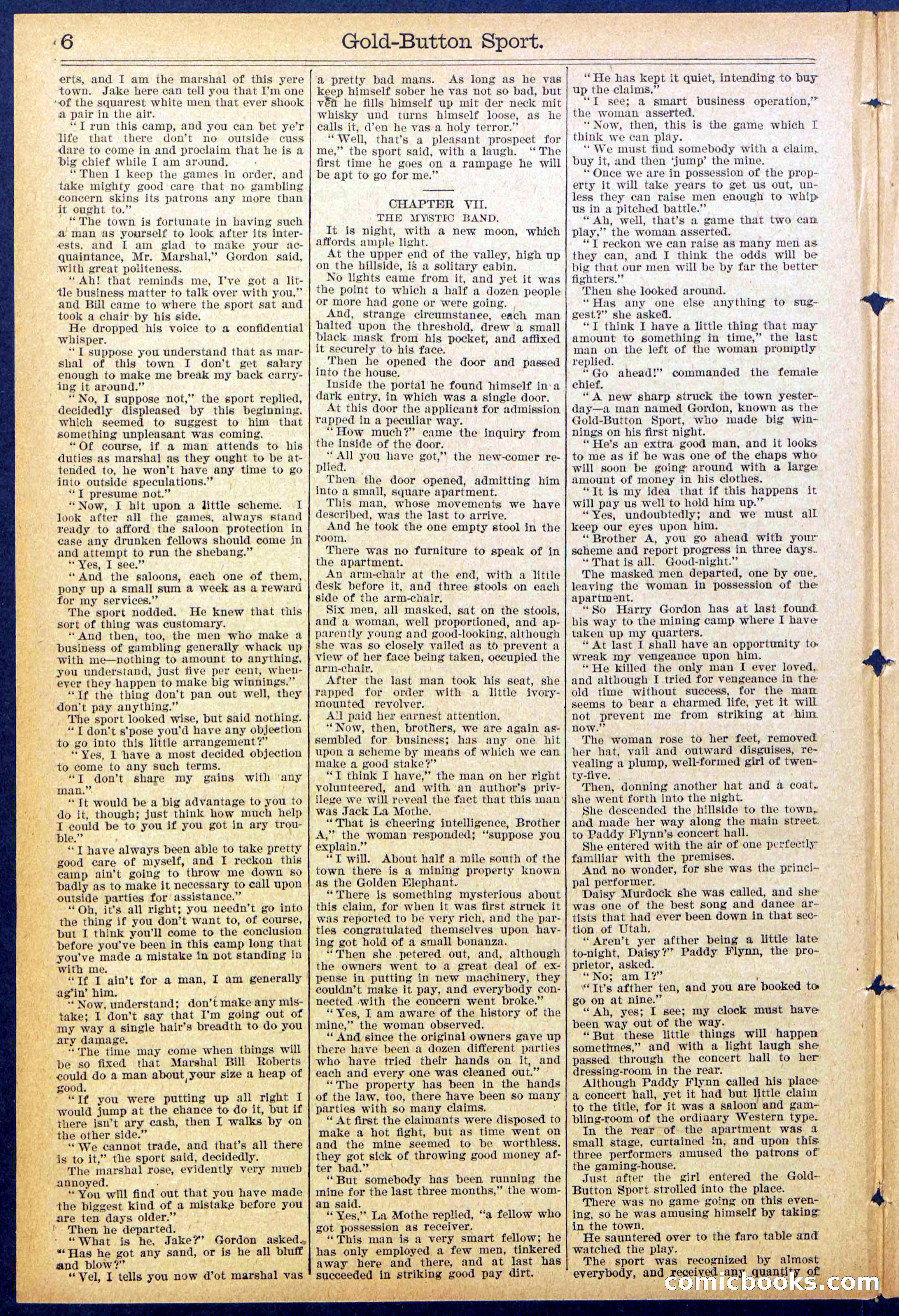 Beadle's Dime Library No. 876 — page 6 of 32