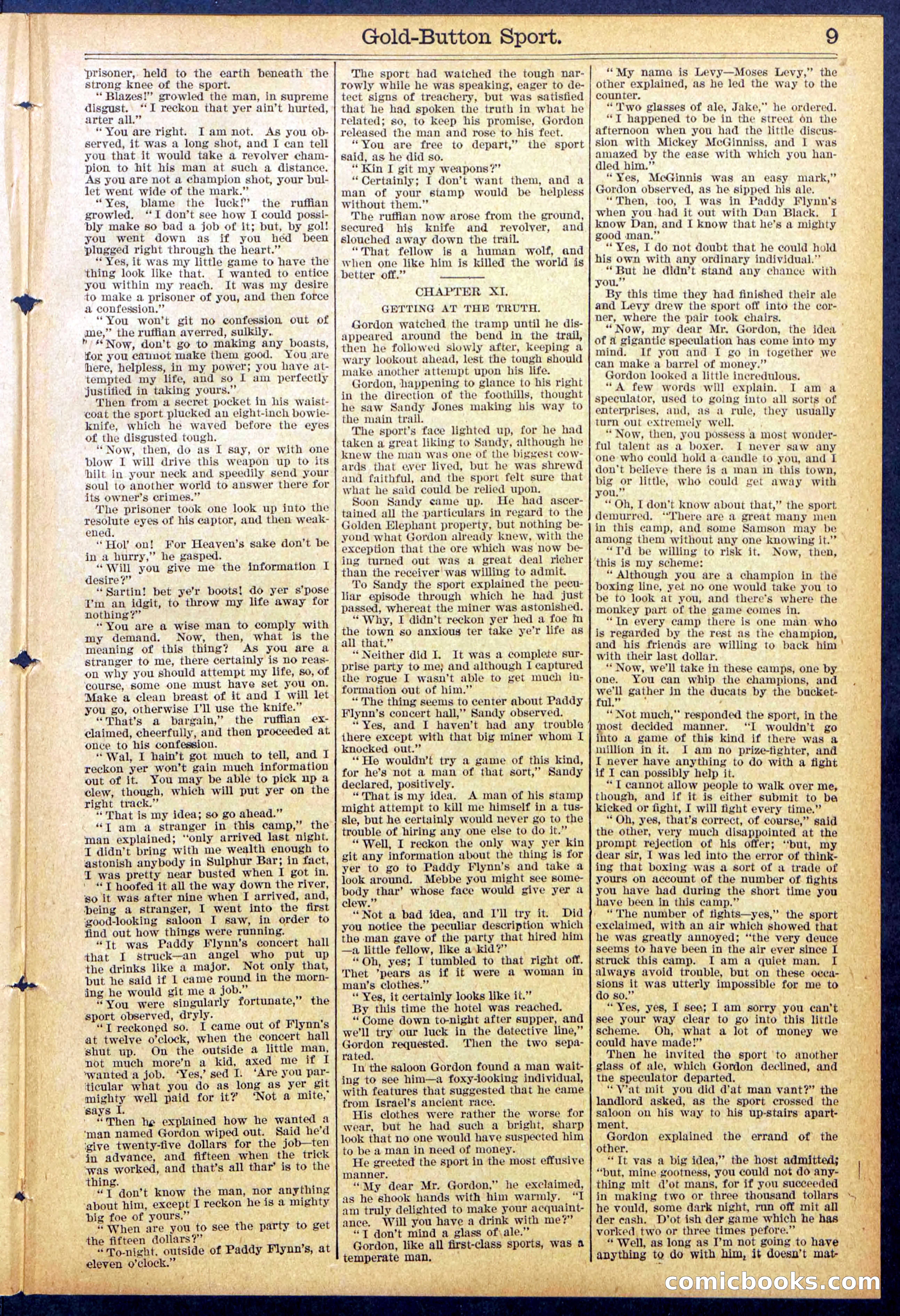 Beadle's Dime Library No. 876 — page 9 of 32