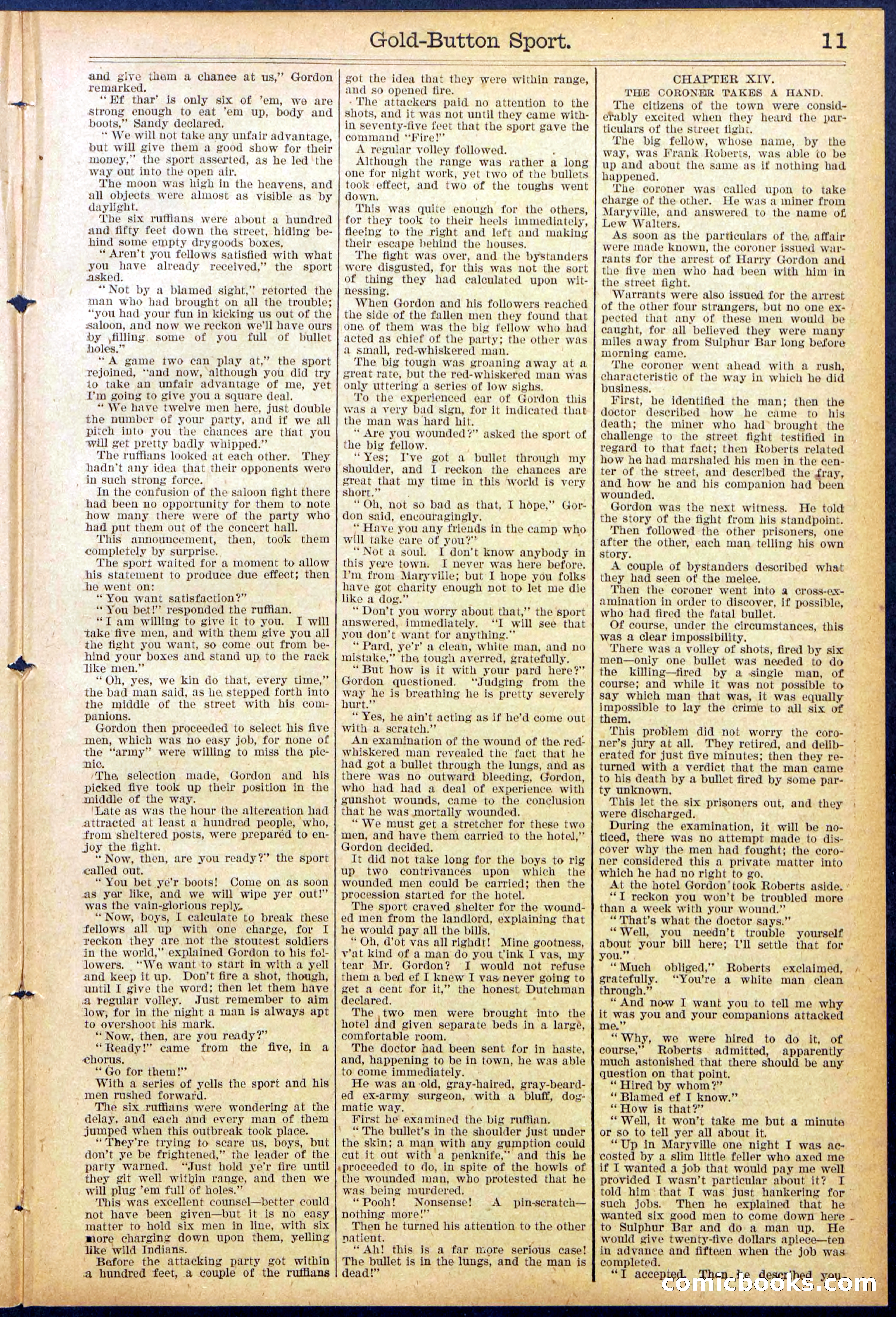 Beadle's Dime Library No. 876 — page 11 of 32