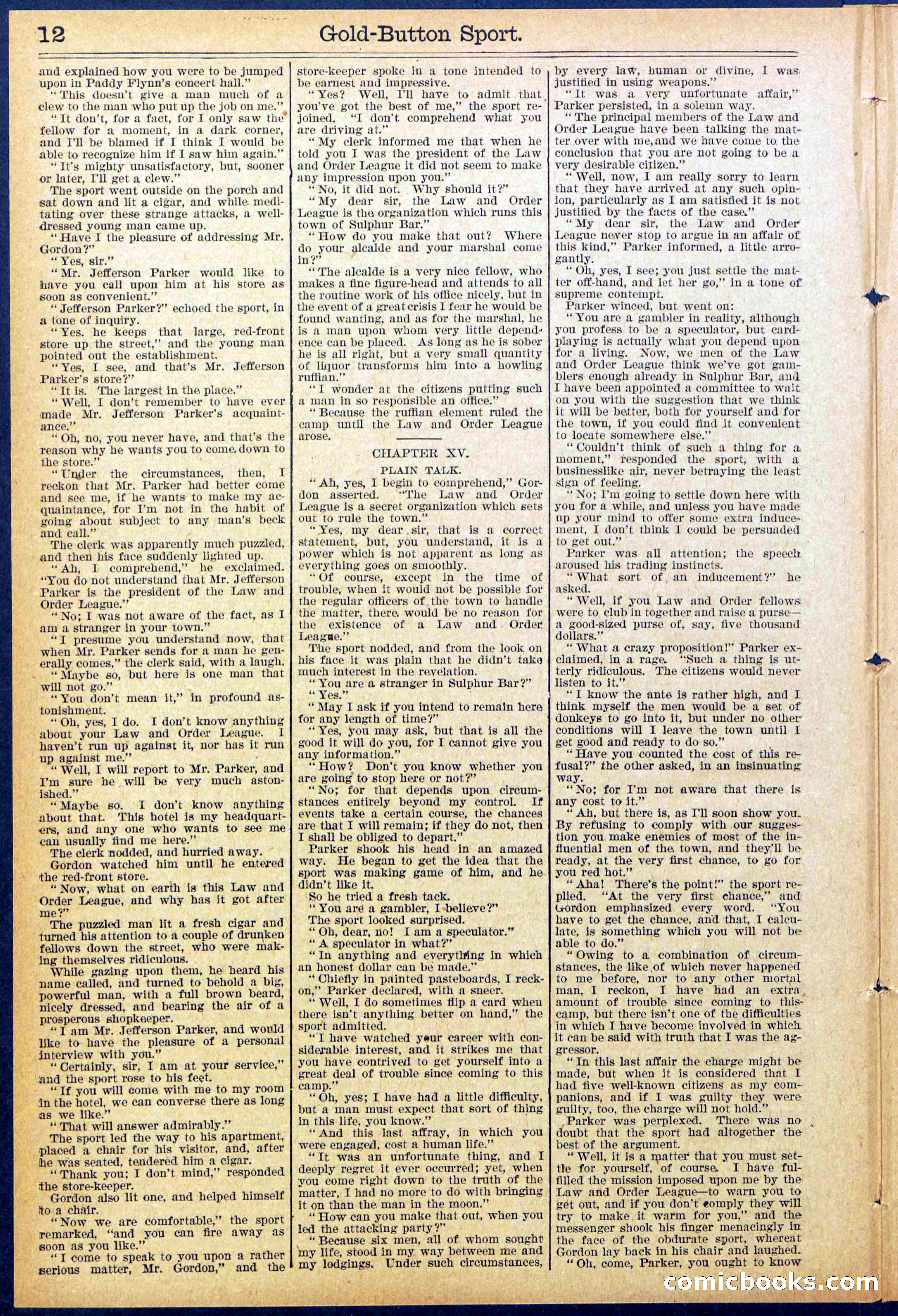 Beadle's Dime Library No. 876 — page 12 of 32