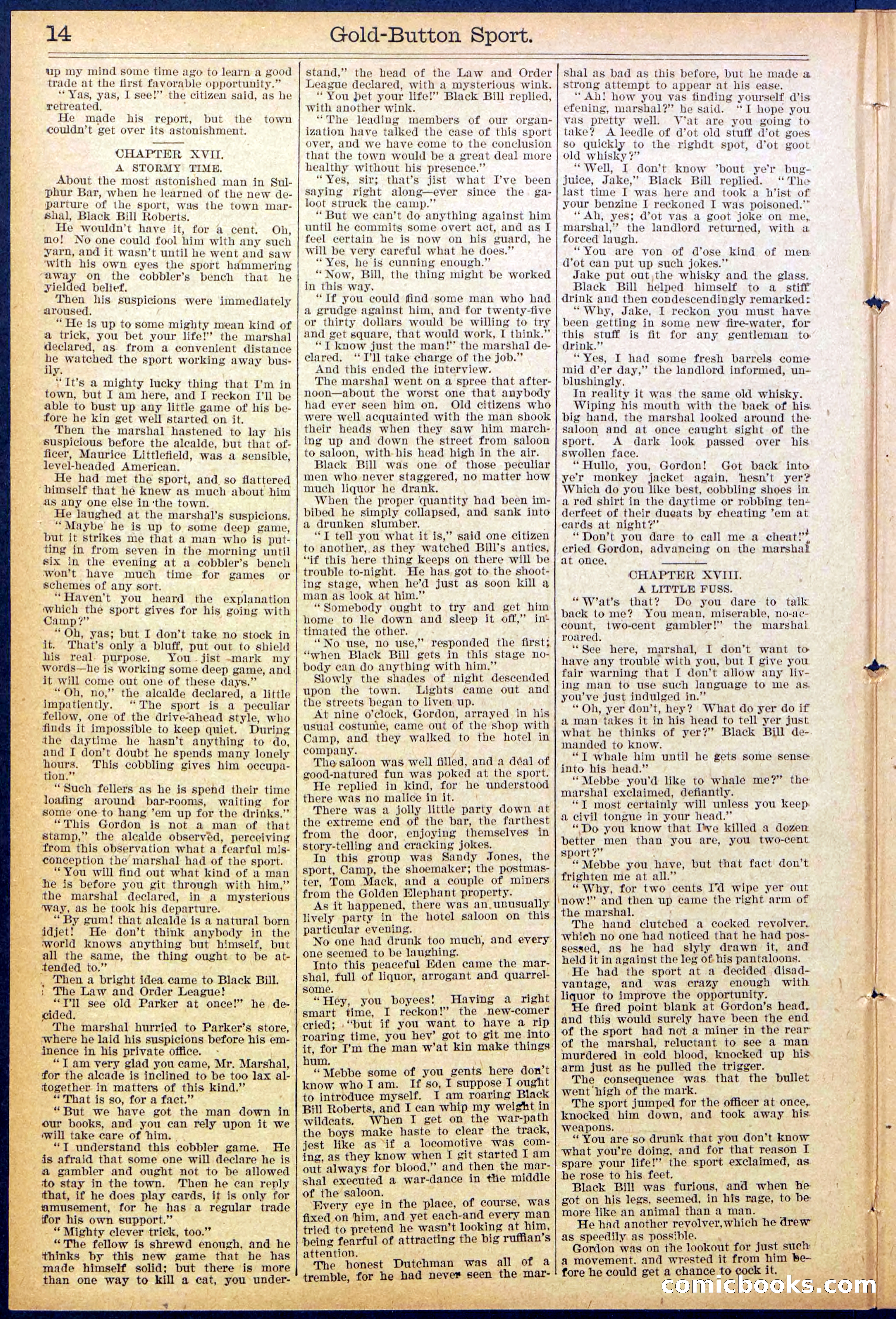 Beadle's Dime Library No. 876 — page 14 of 32