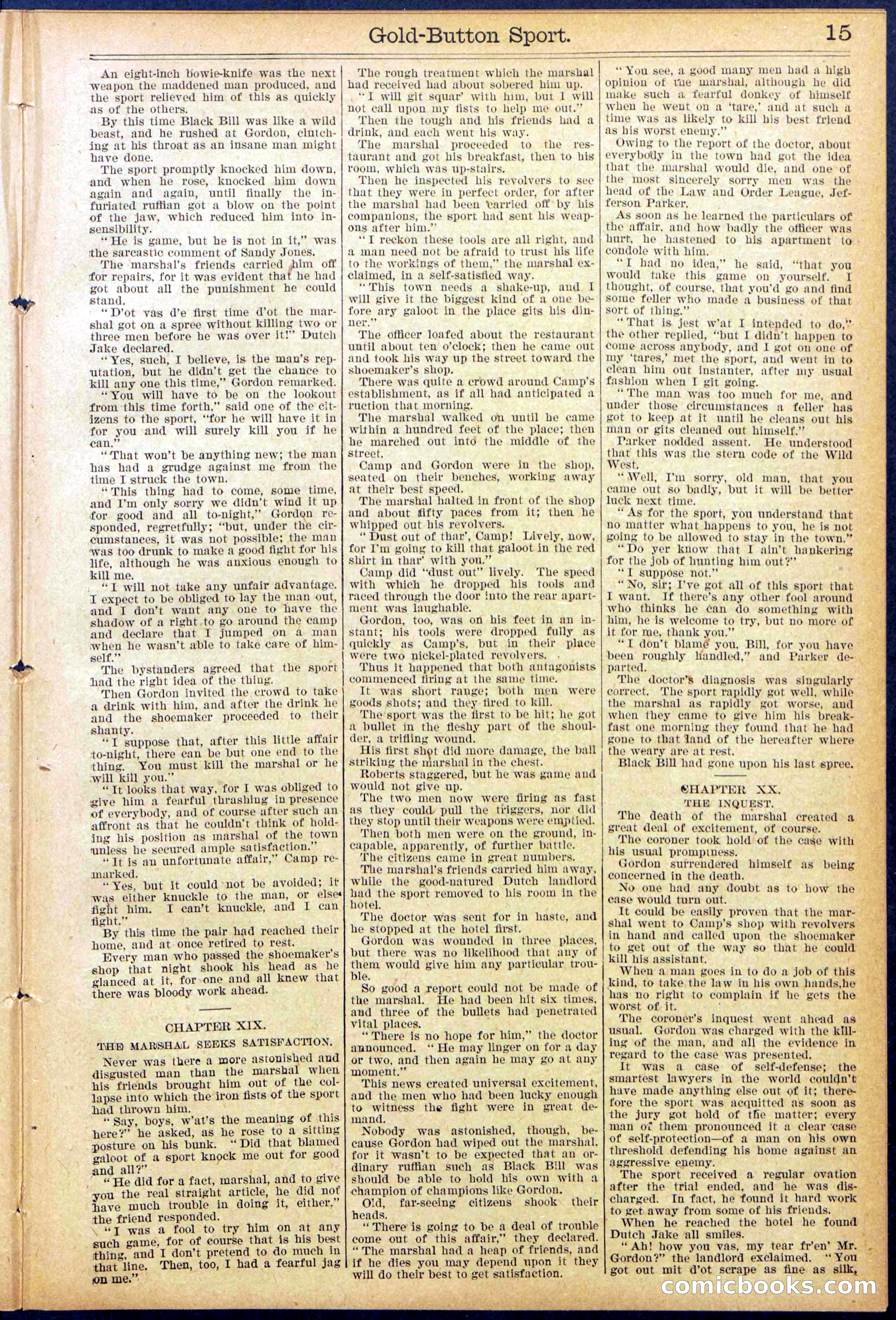 Beadle's Dime Library No. 876 — page 15 of 32