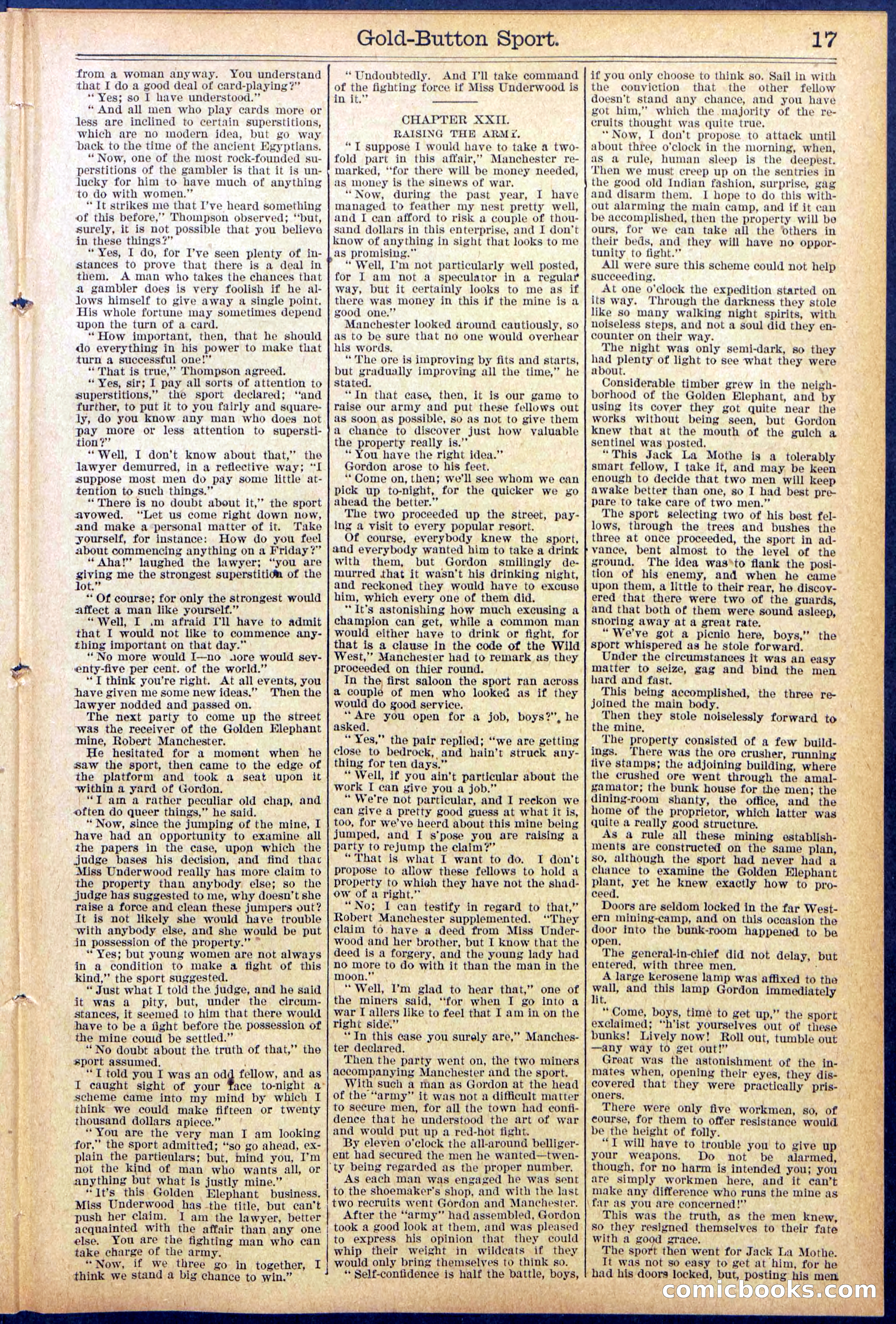 Beadle's Dime Library No. 876 — page 17 of 32