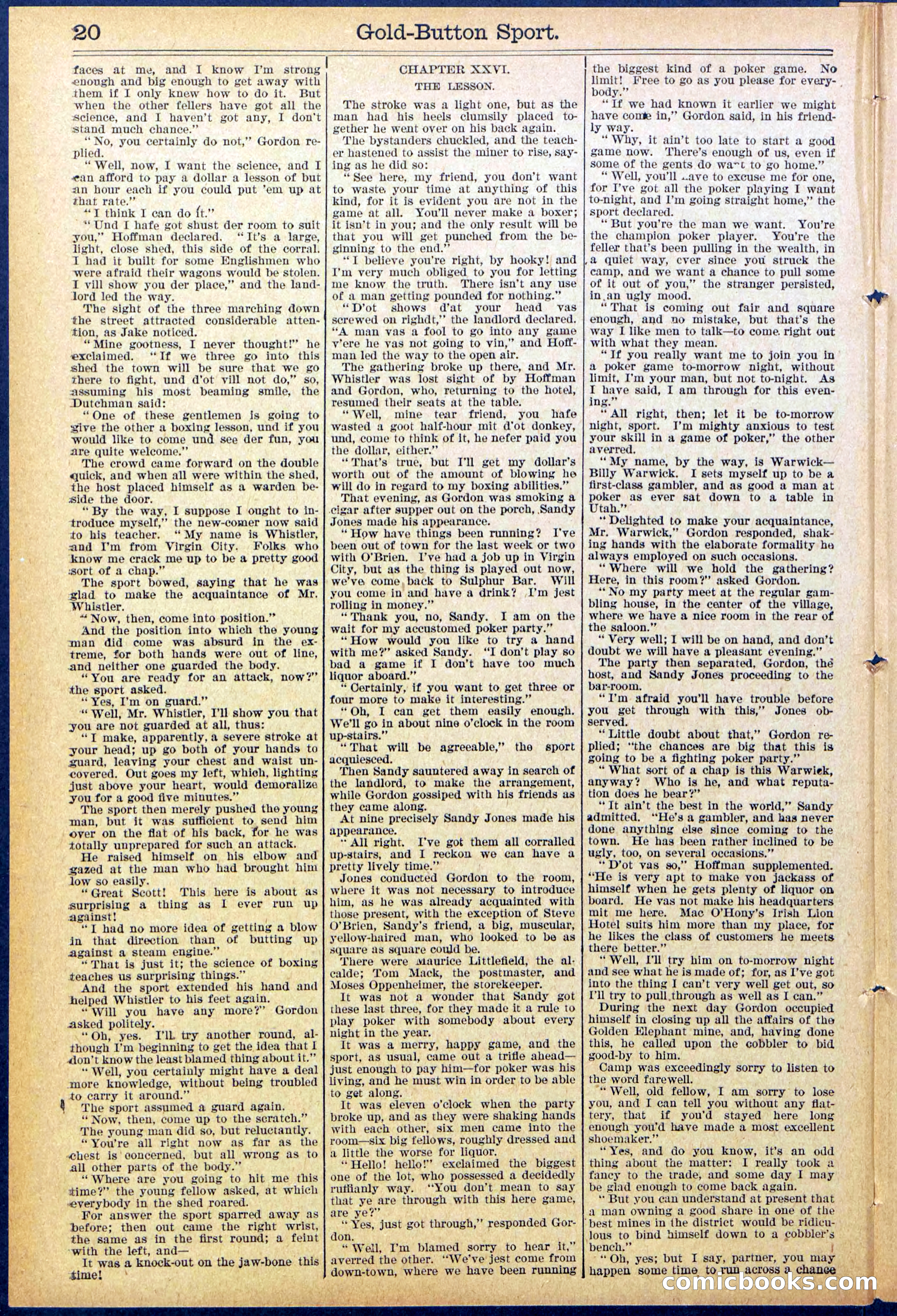 Beadle's Dime Library No. 876 — page 20 of 32