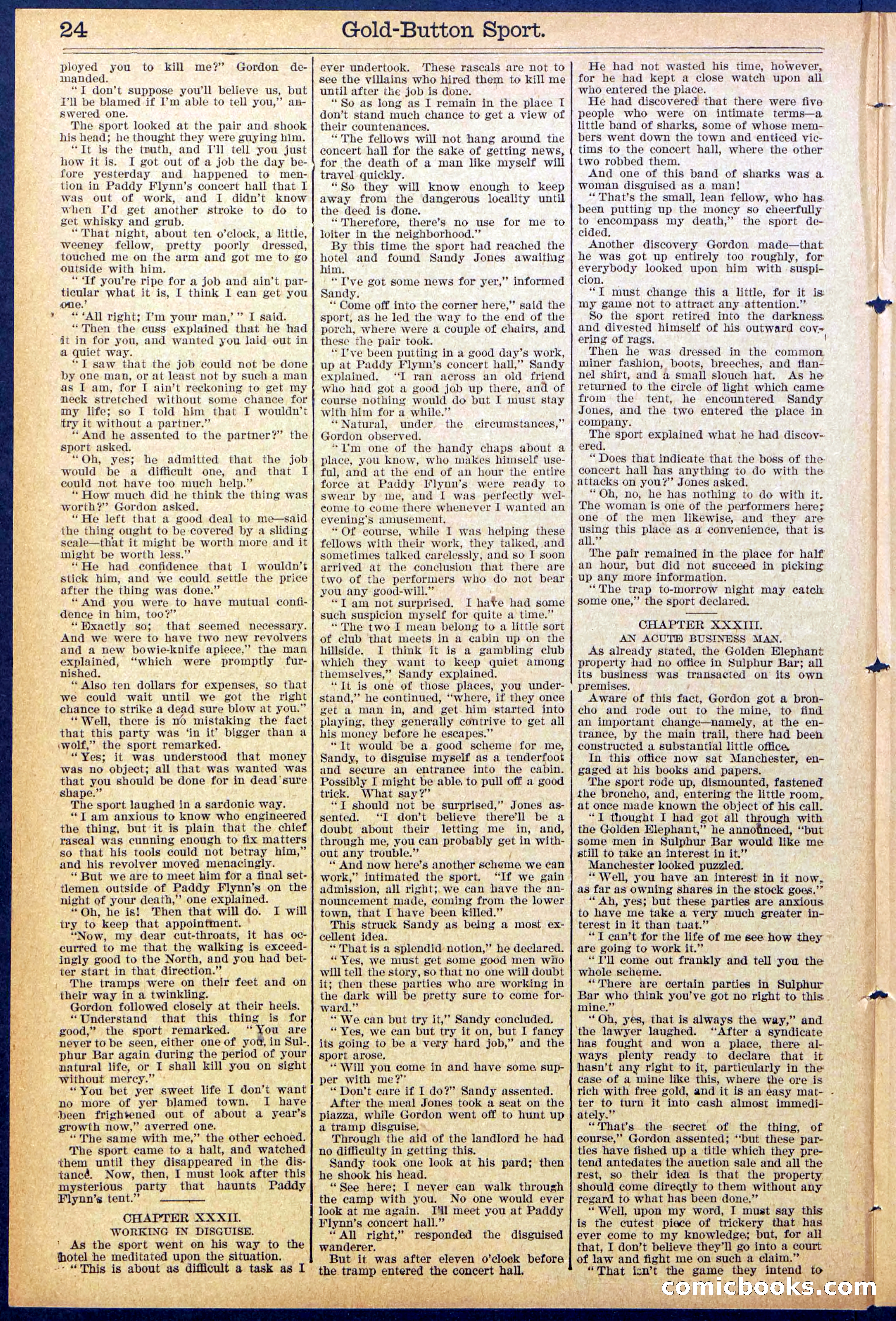 Beadle's Dime Library No. 876 — page 24 of 32