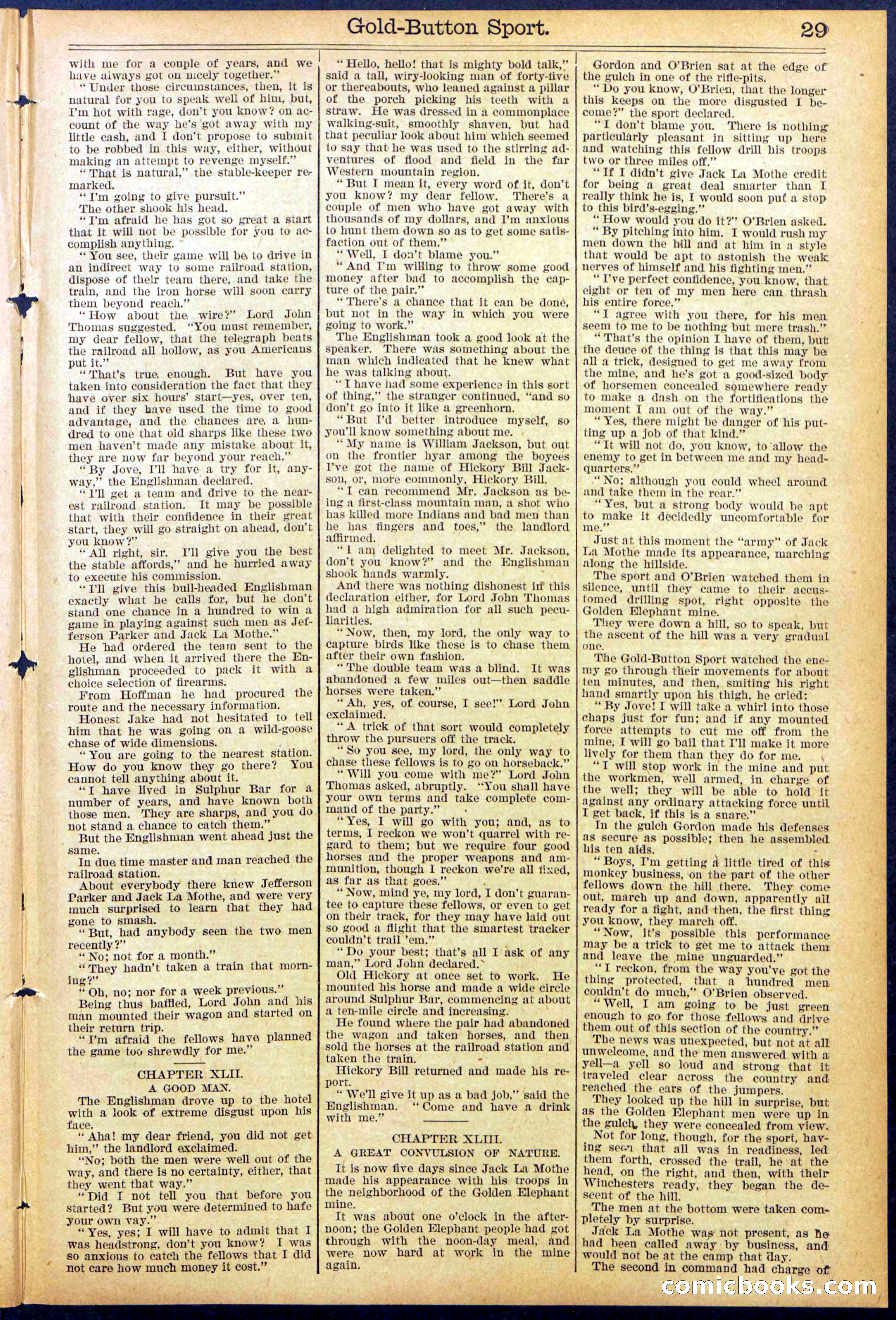 Beadle's Dime Library No. 876 — page 29 of 32