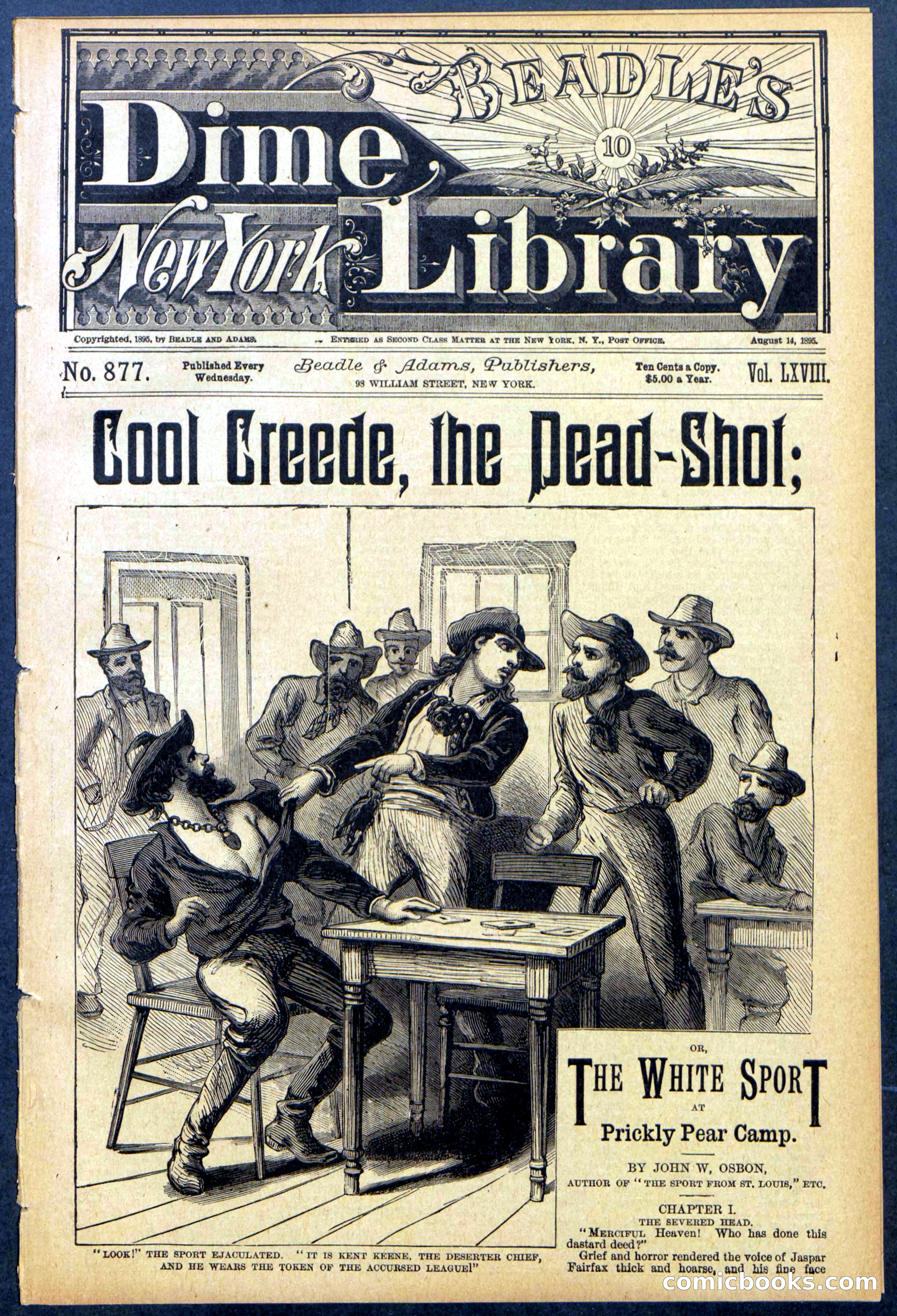 Beadle's Dime Library No. 877