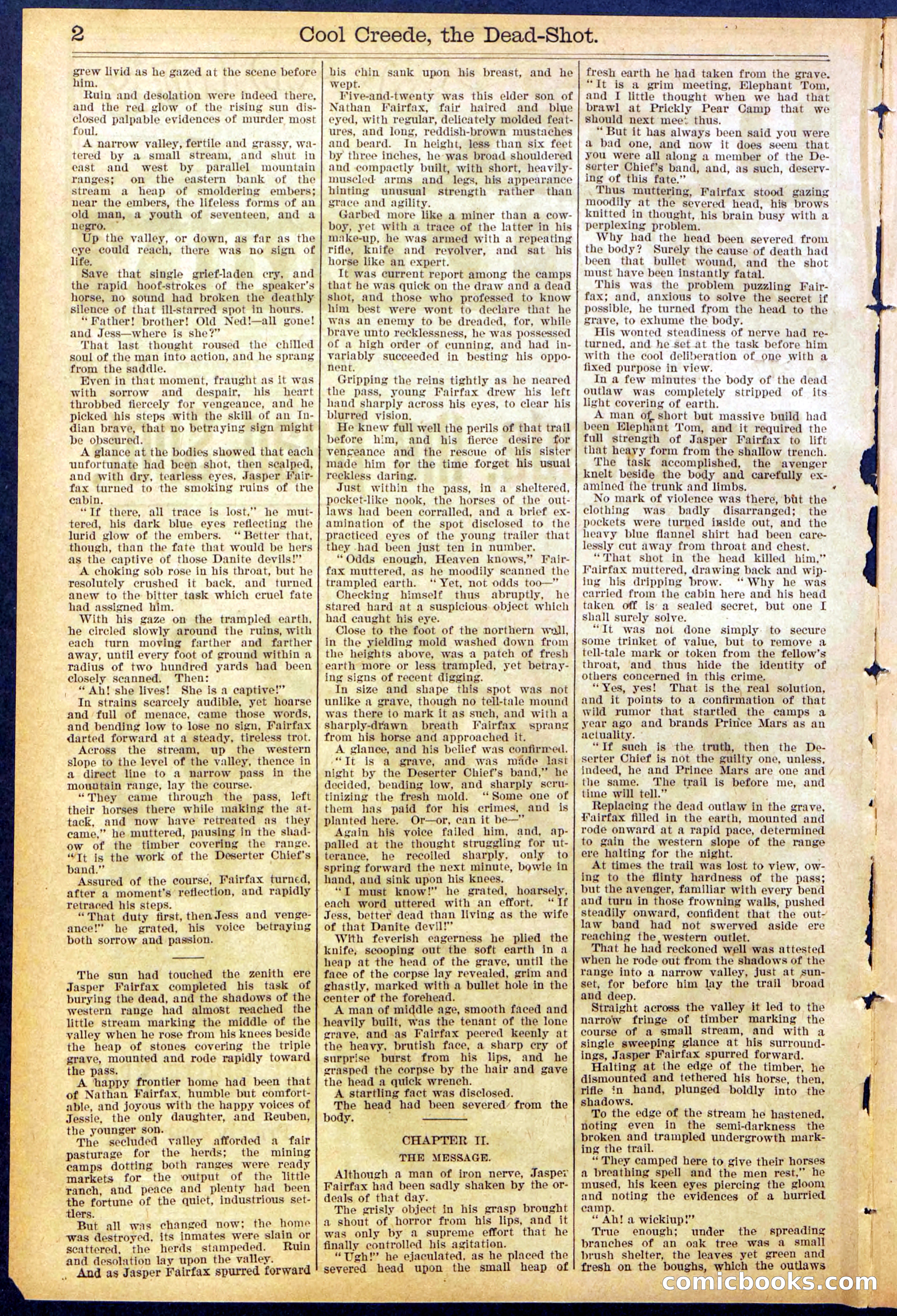 Beadle's Dime Library No. 877 — page 2 of 32
