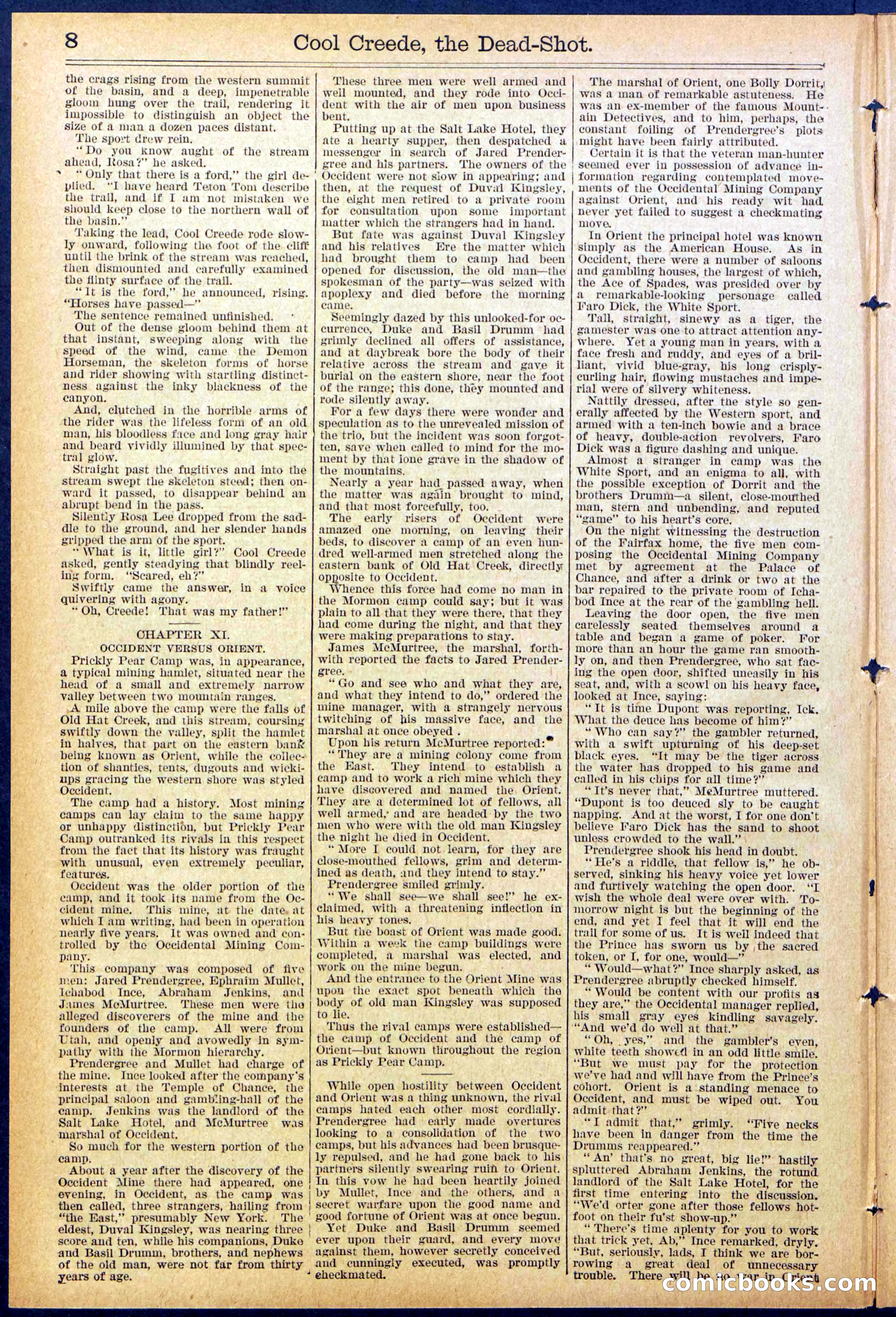 Beadle's Dime Library No. 877 — page 8 of 32