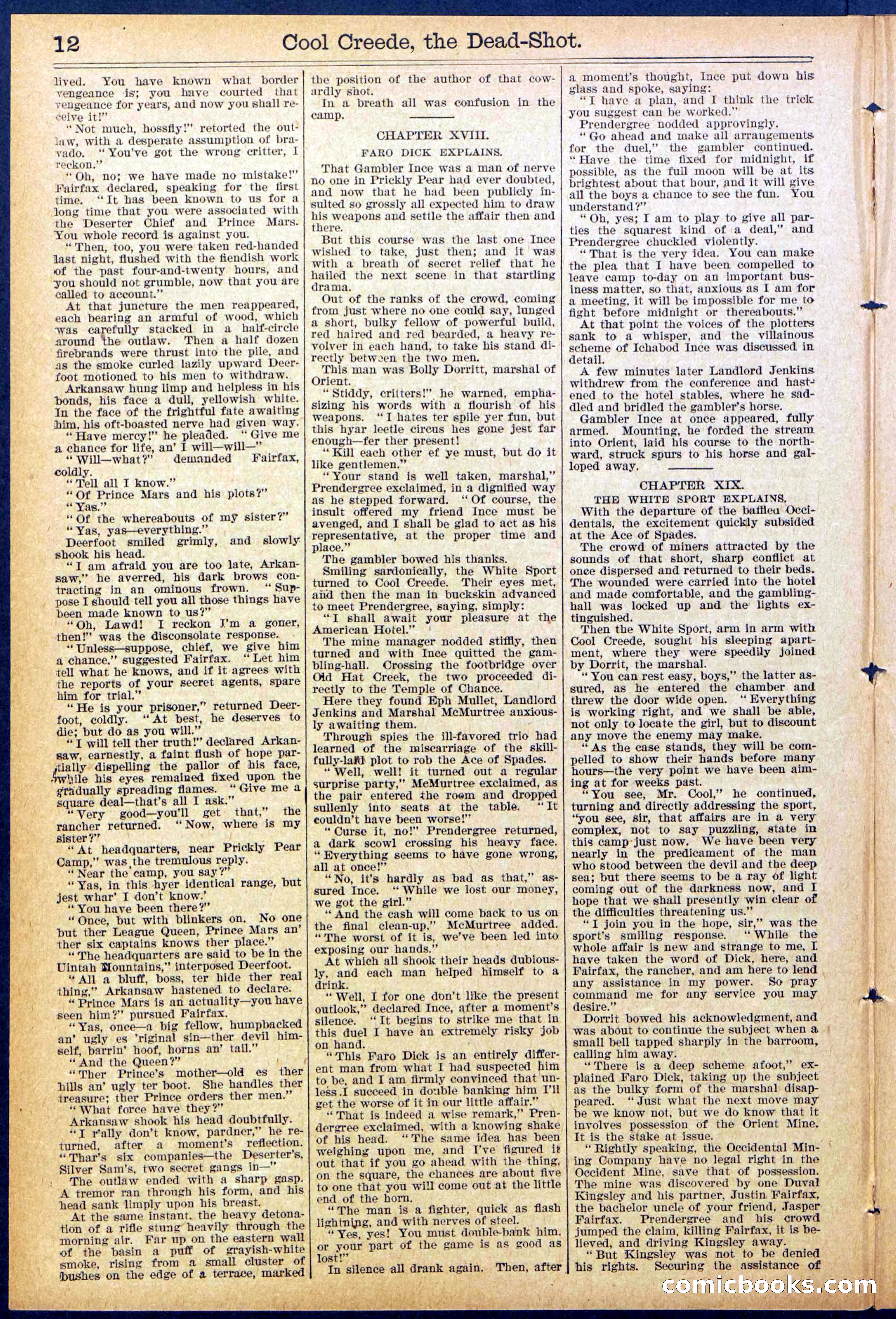 Beadle's Dime Library No. 877 — page 12 of 32