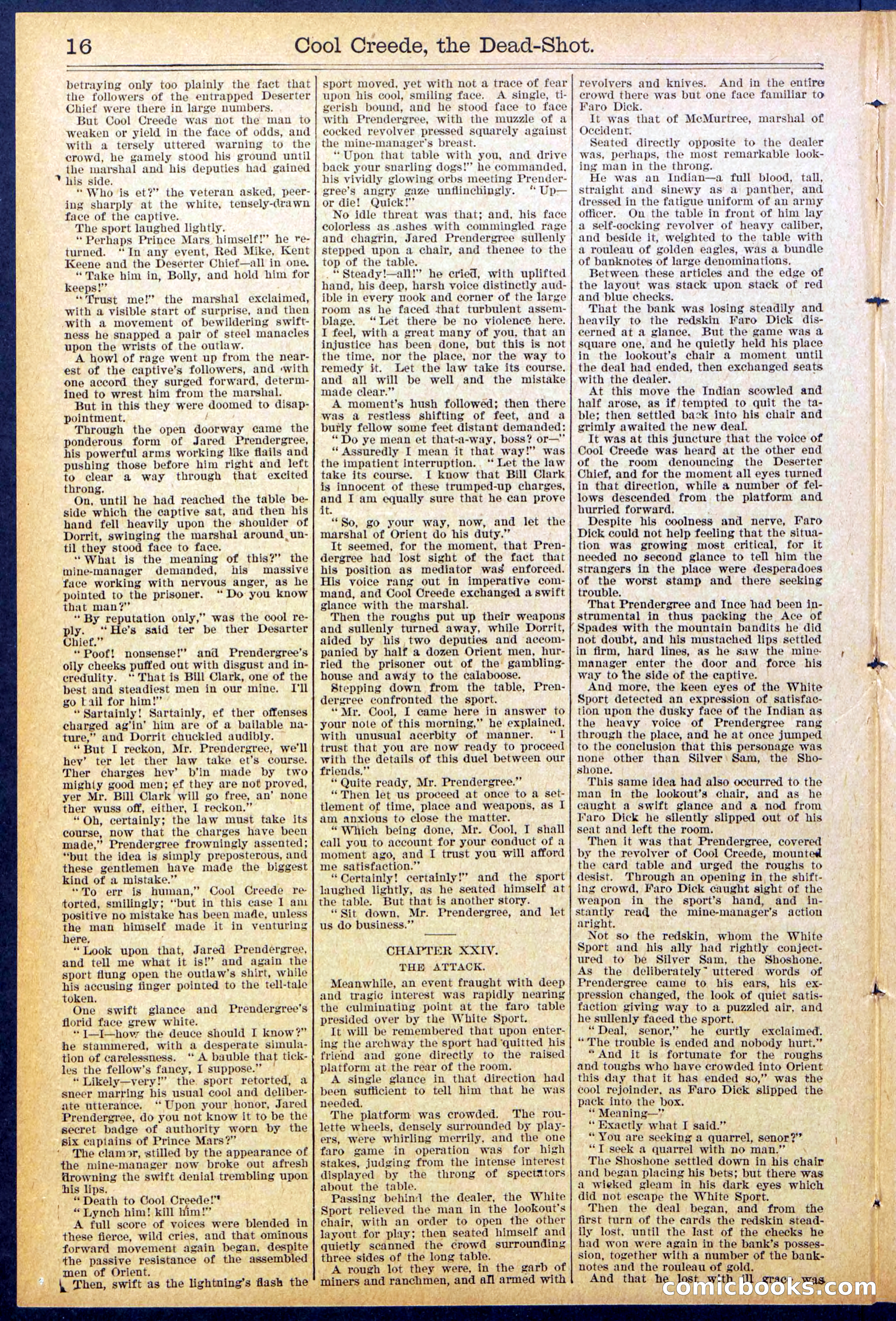 Beadle's Dime Library No. 877 — page 16 of 32