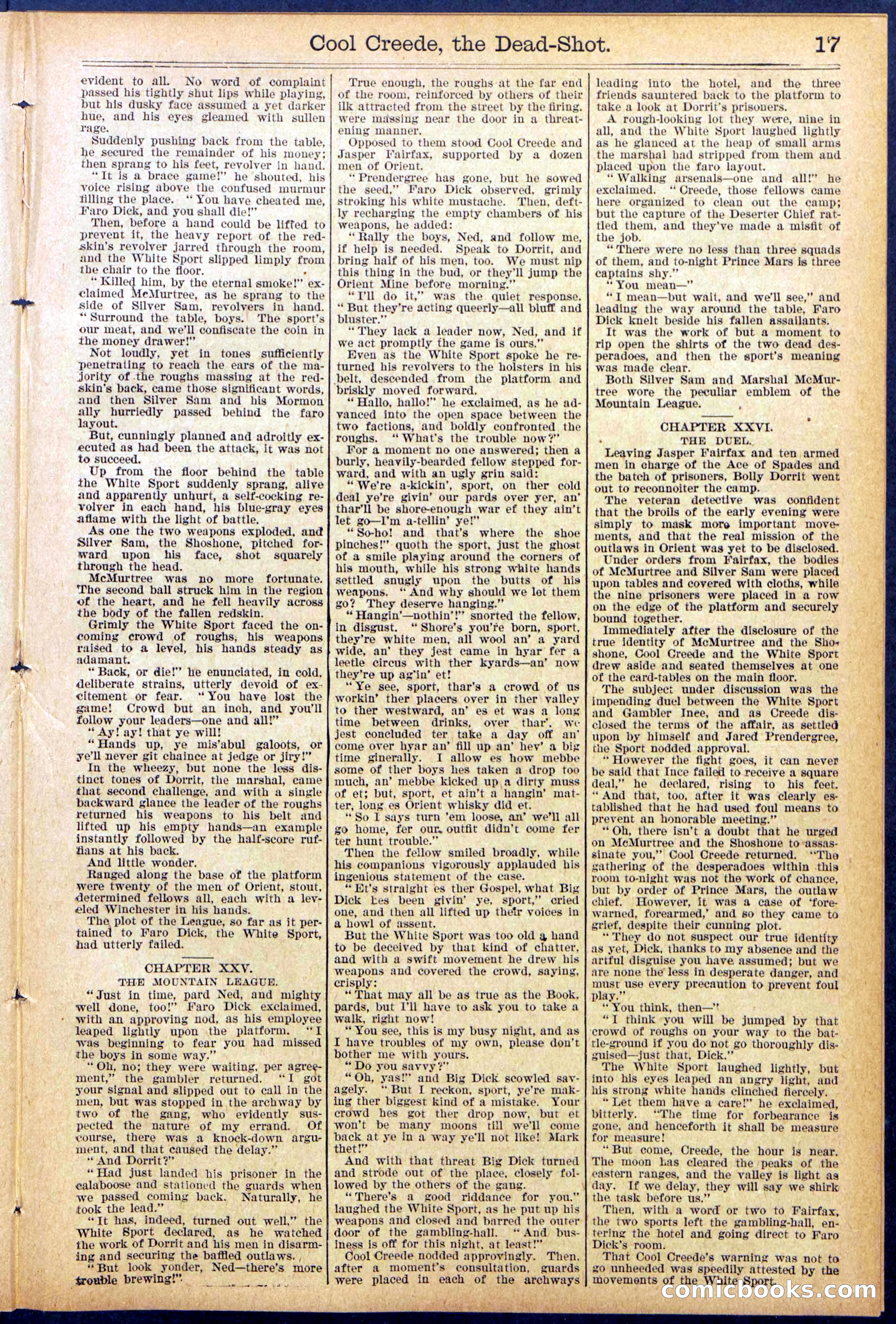 Beadle's Dime Library No. 877 — page 17 of 32