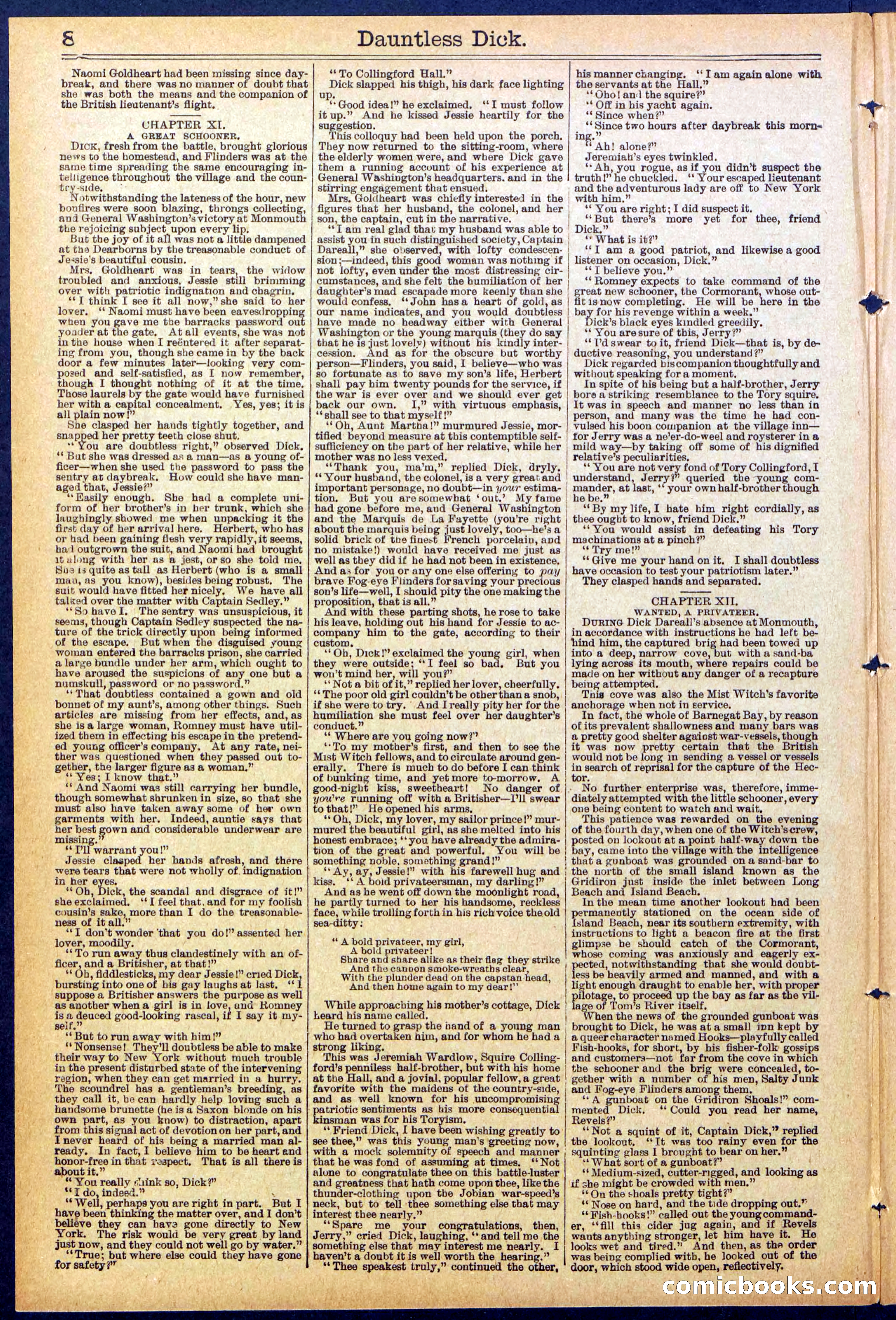 Beadle's Dime Library No. 878 — page 8 of 32