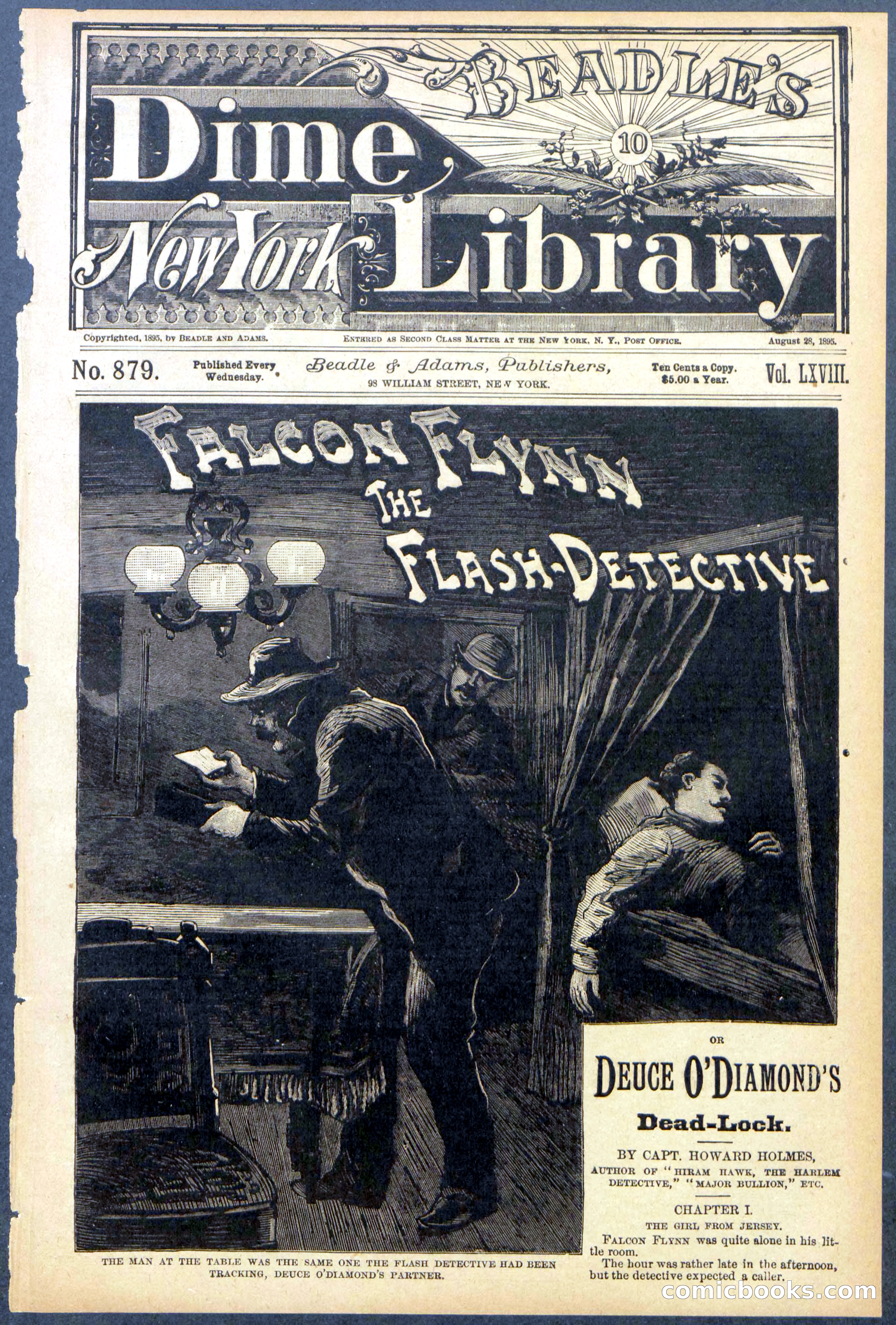 Beadle's Dime Library No. 879 — page 1 of 32