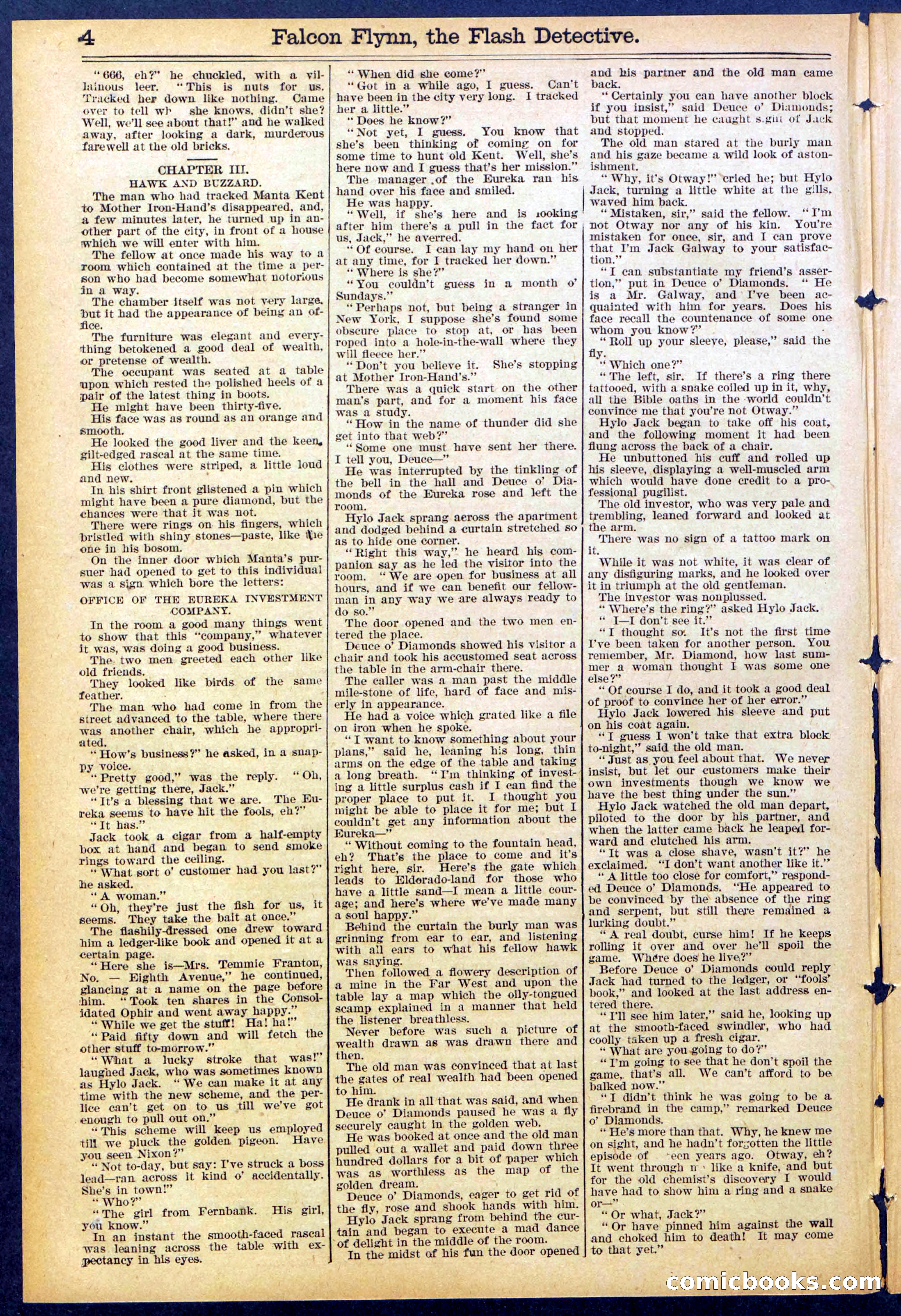 Beadle's Dime Library No. 879 — page 4 of 32
