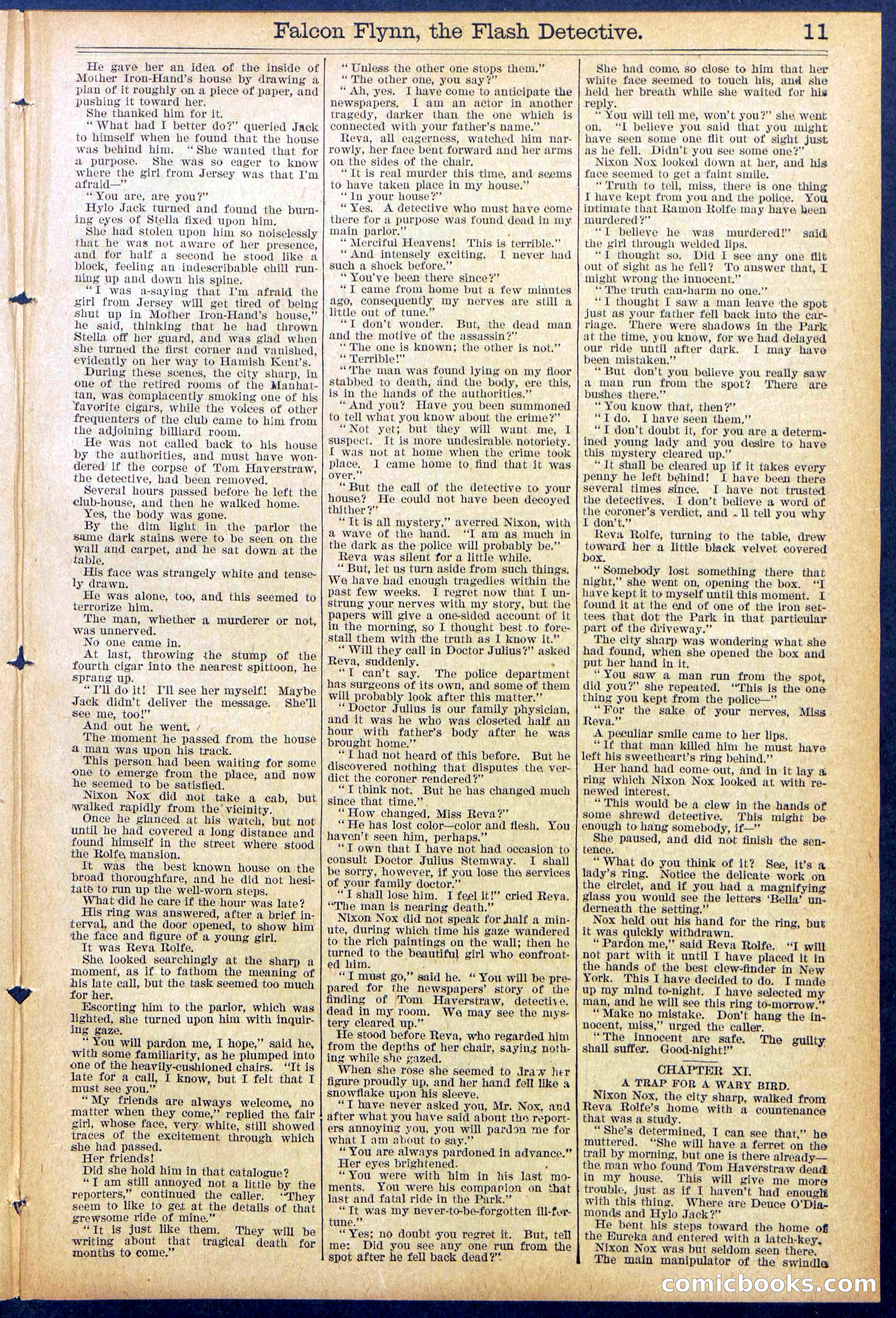 Beadle's Dime Library No. 879 — page 11 of 32