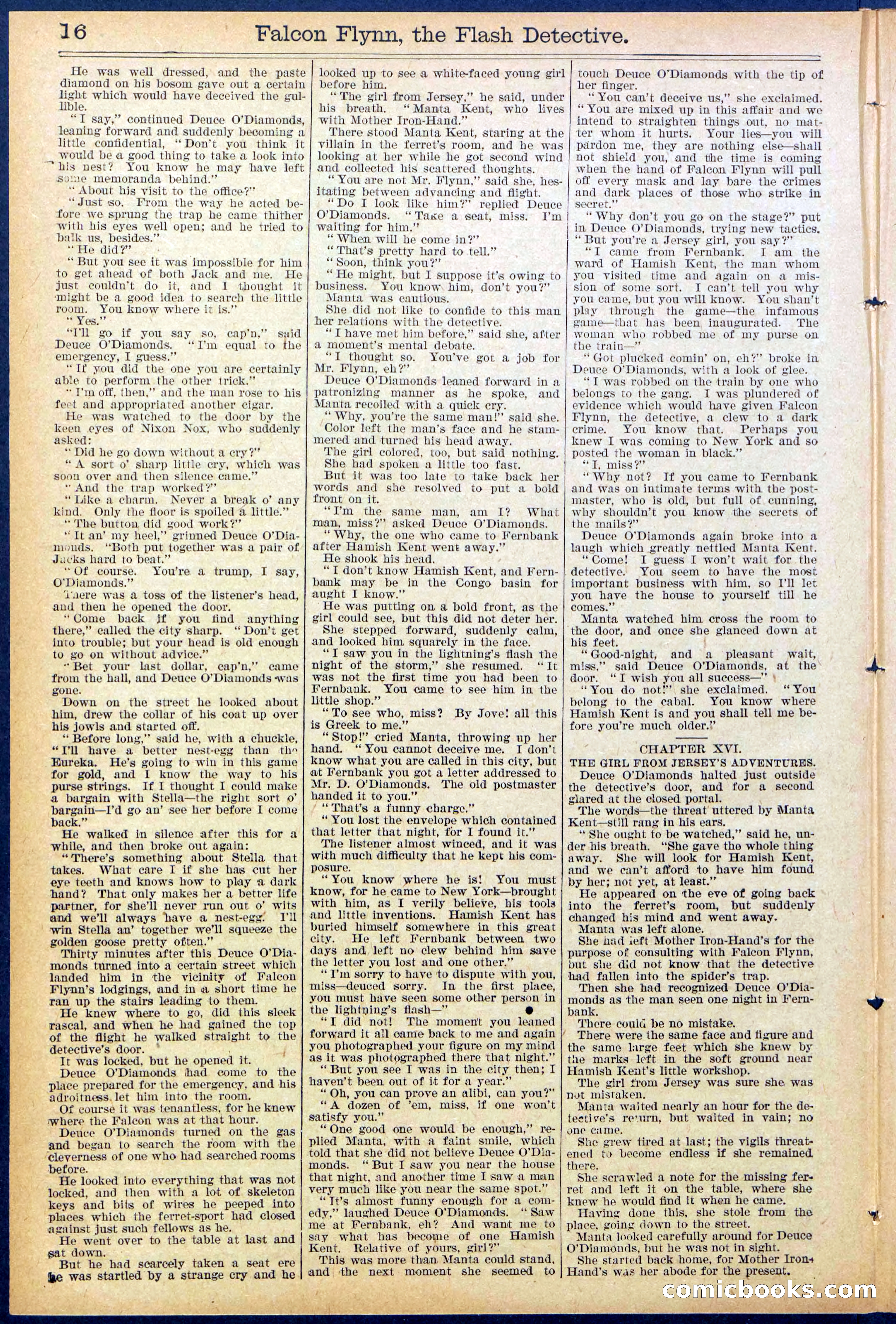 Beadle's Dime Library No. 879 — page 16 of 32