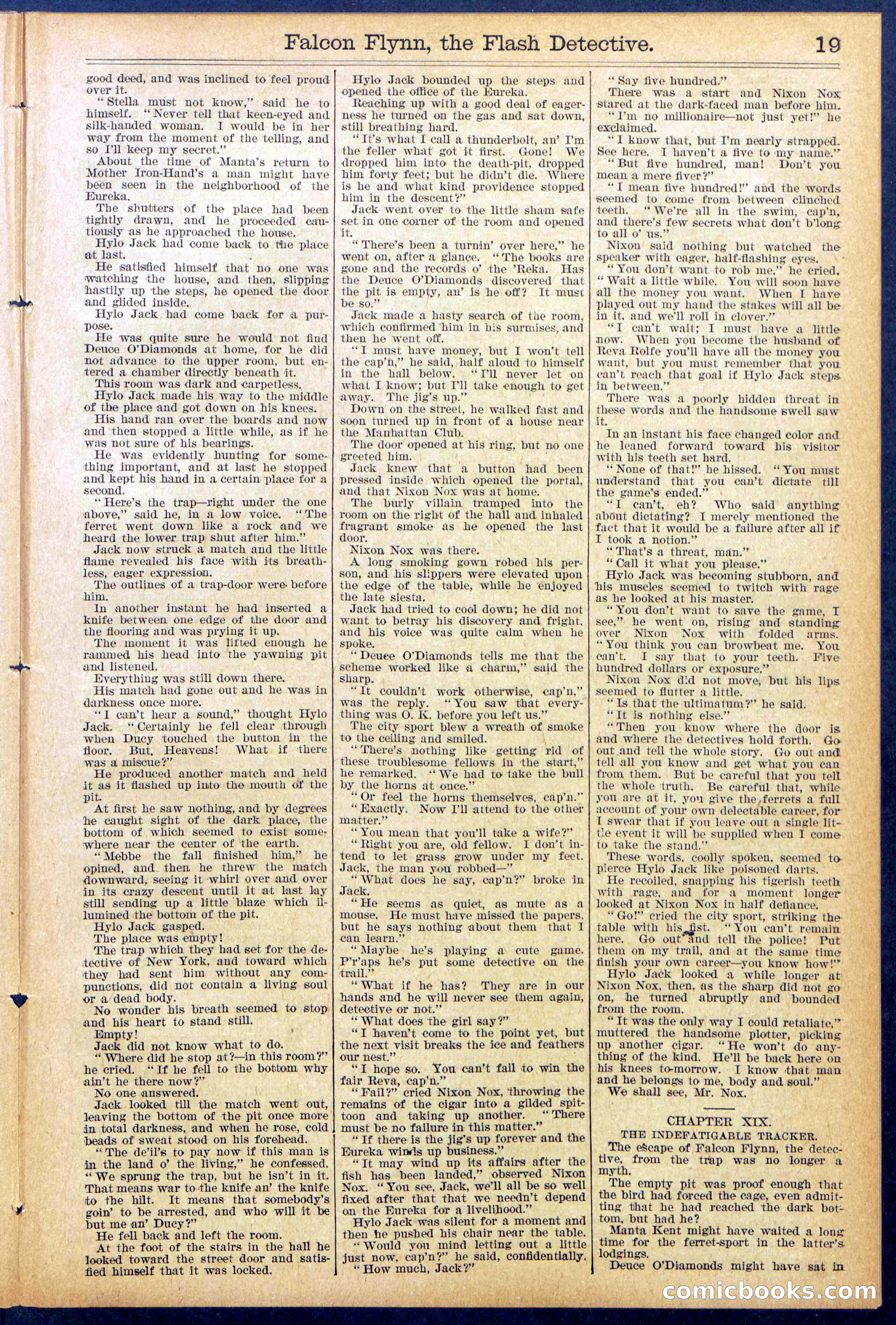 Beadle's Dime Library No. 879 — page 19 of 32