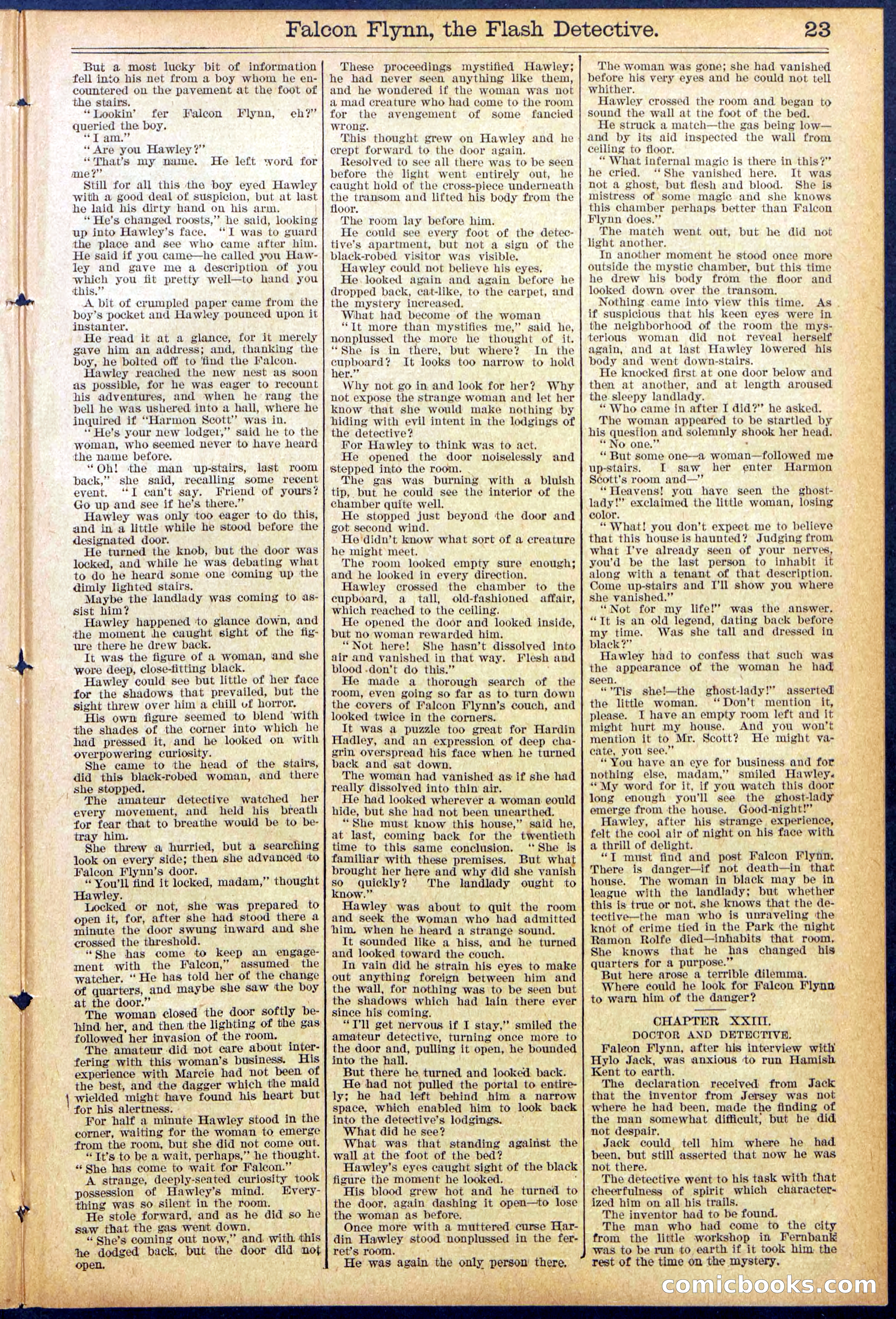 Beadle's Dime Library No. 879 — page 23 of 32