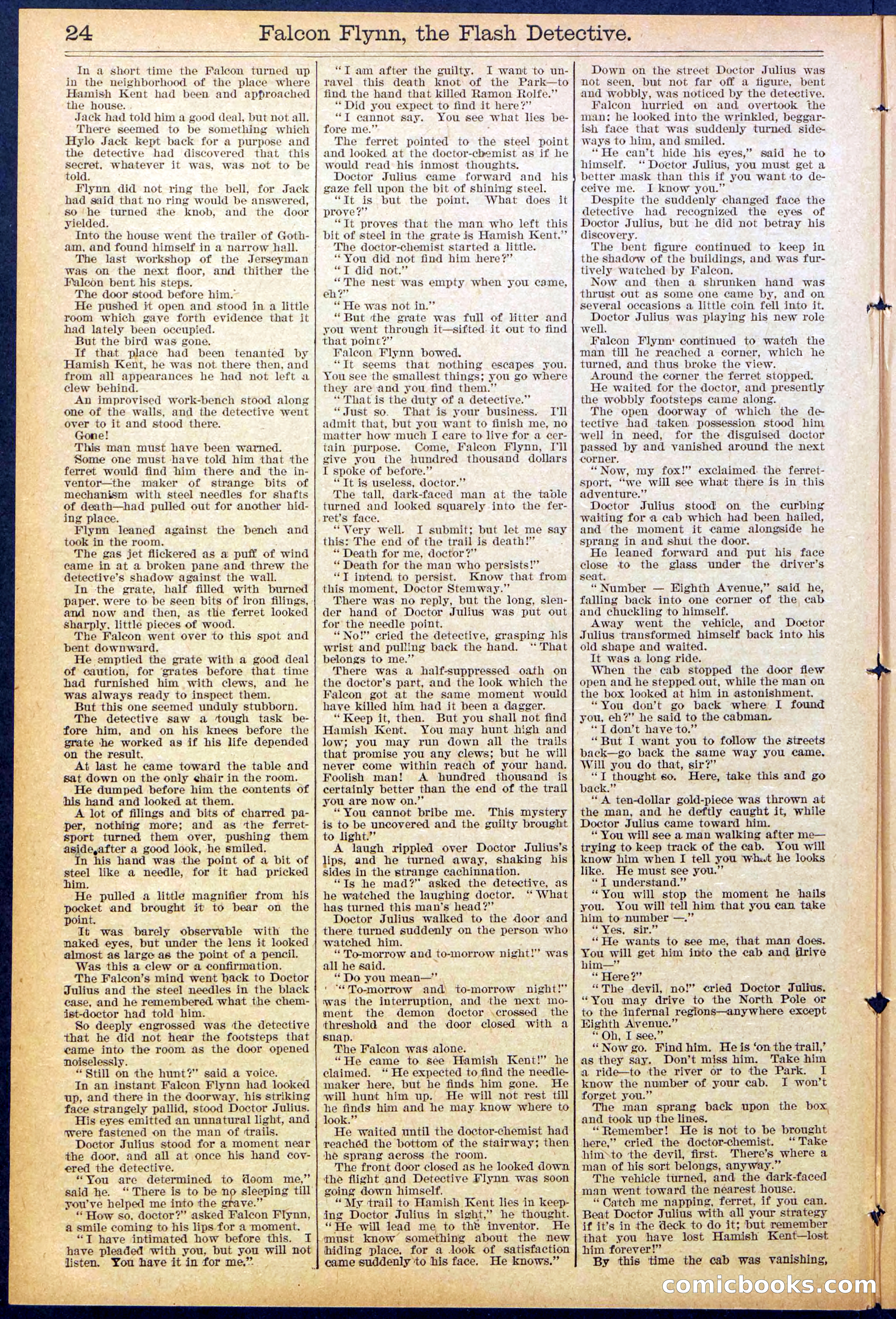 Beadle's Dime Library No. 879 — page 24 of 32