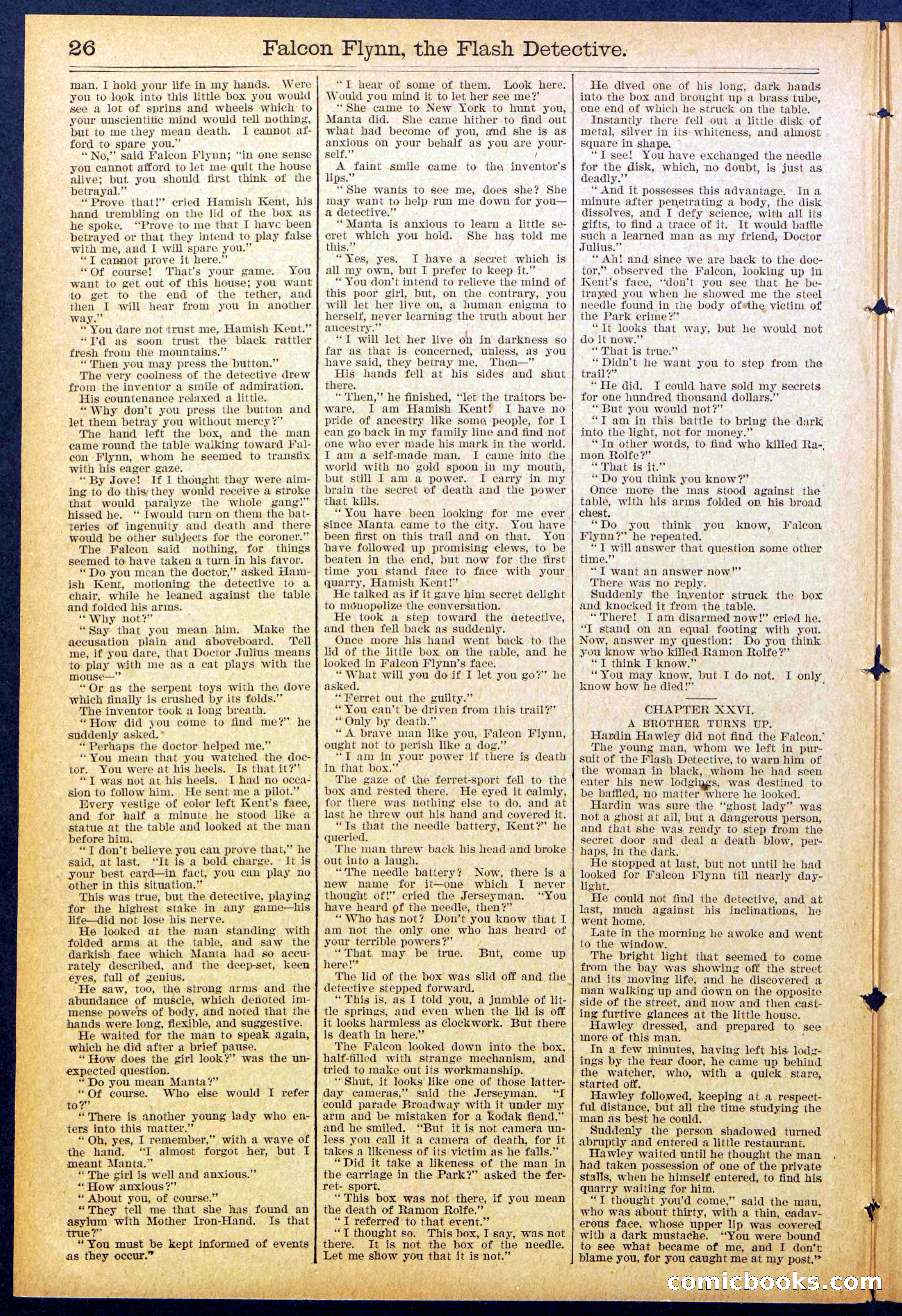 Beadle's Dime Library No. 879 — page 26 of 32