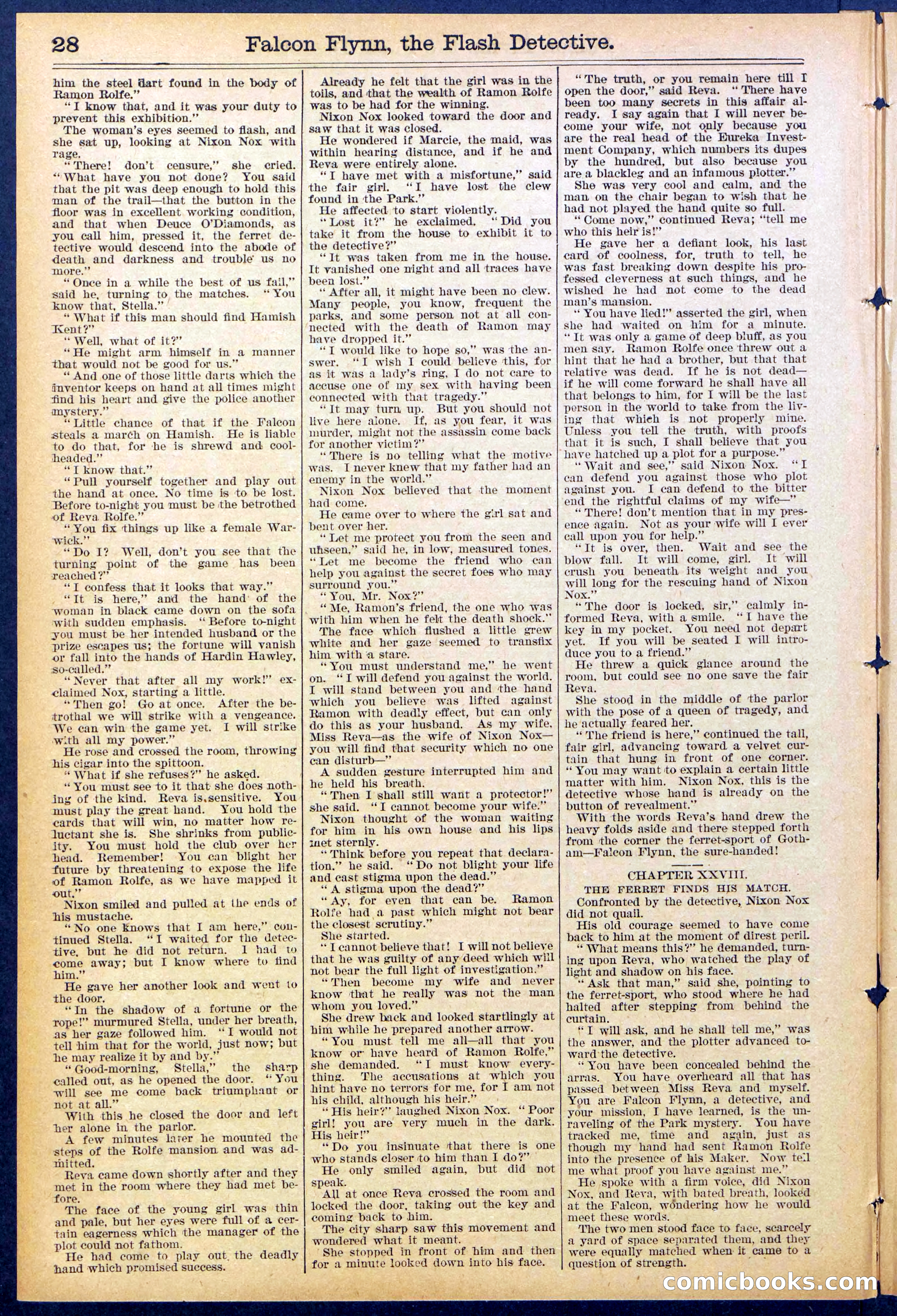 Beadle's Dime Library No. 879 — page 28 of 32
